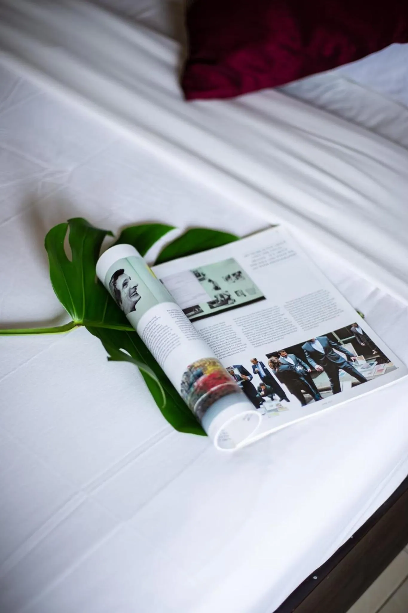 Decorative detail, Bed in Ariya inn Chiangrai