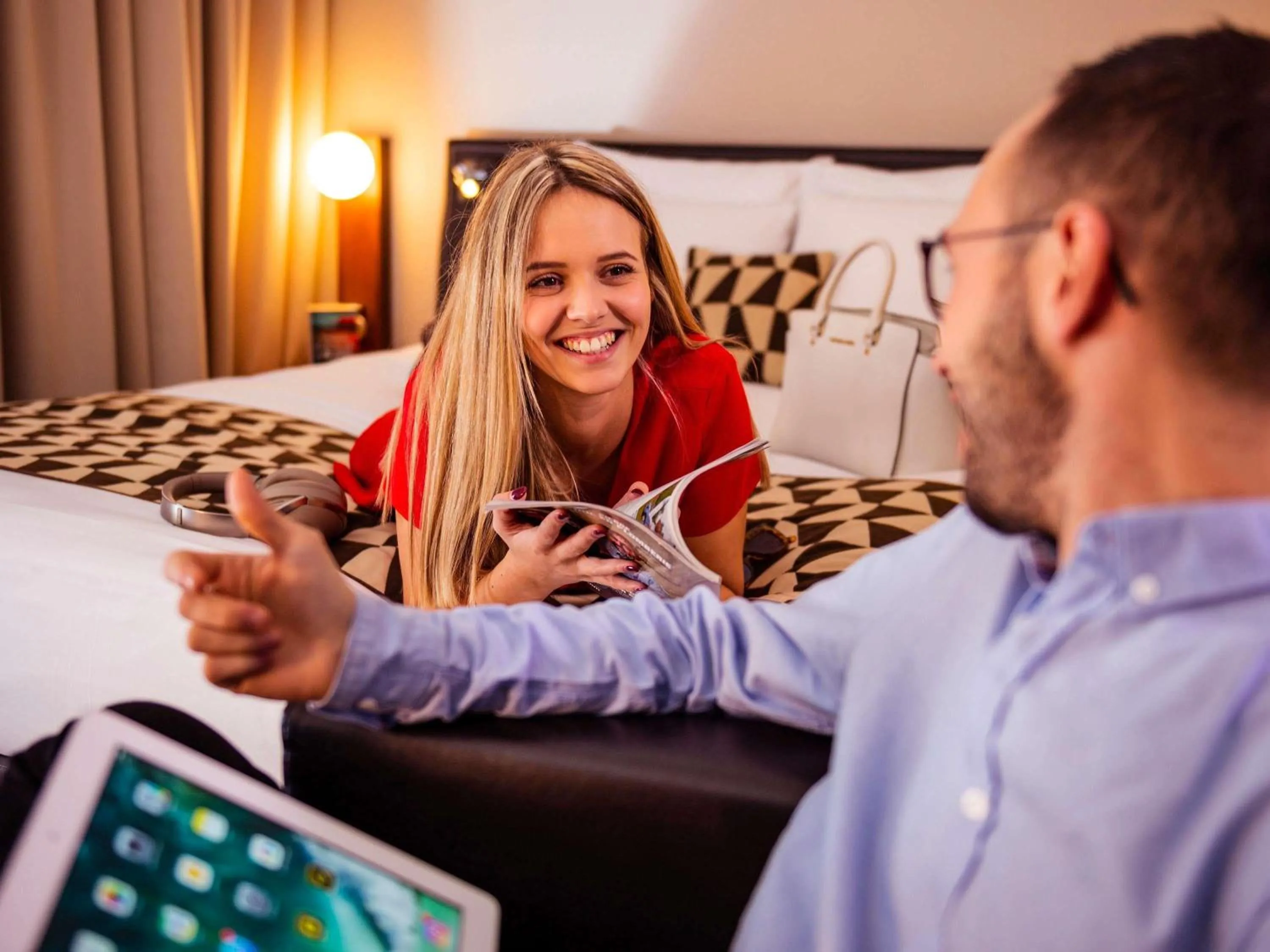 Bedroom in Hôtel Mercure Lyon Centre Lumière