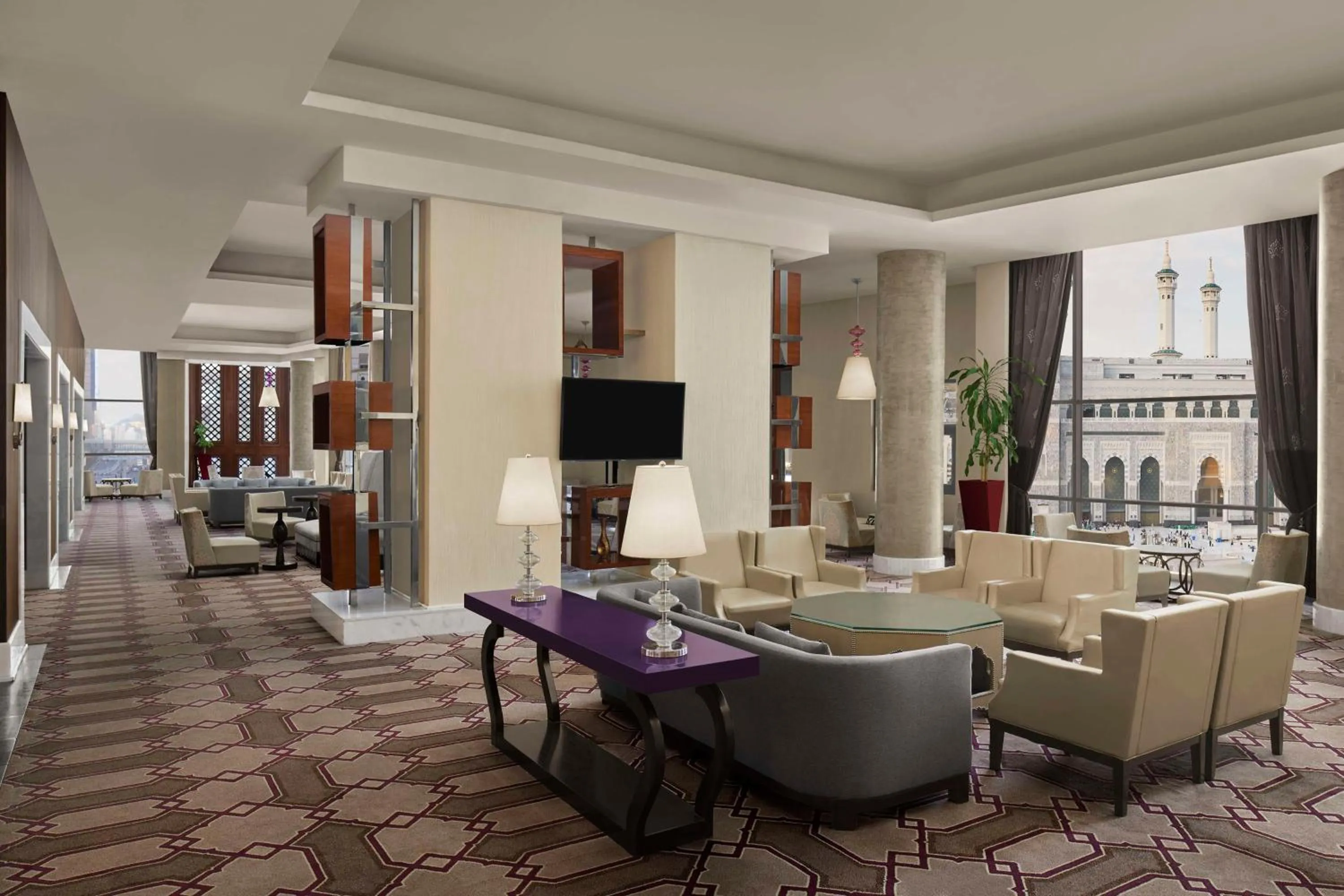 Lobby or reception in Hilton Suites Jabal Omar Makkah