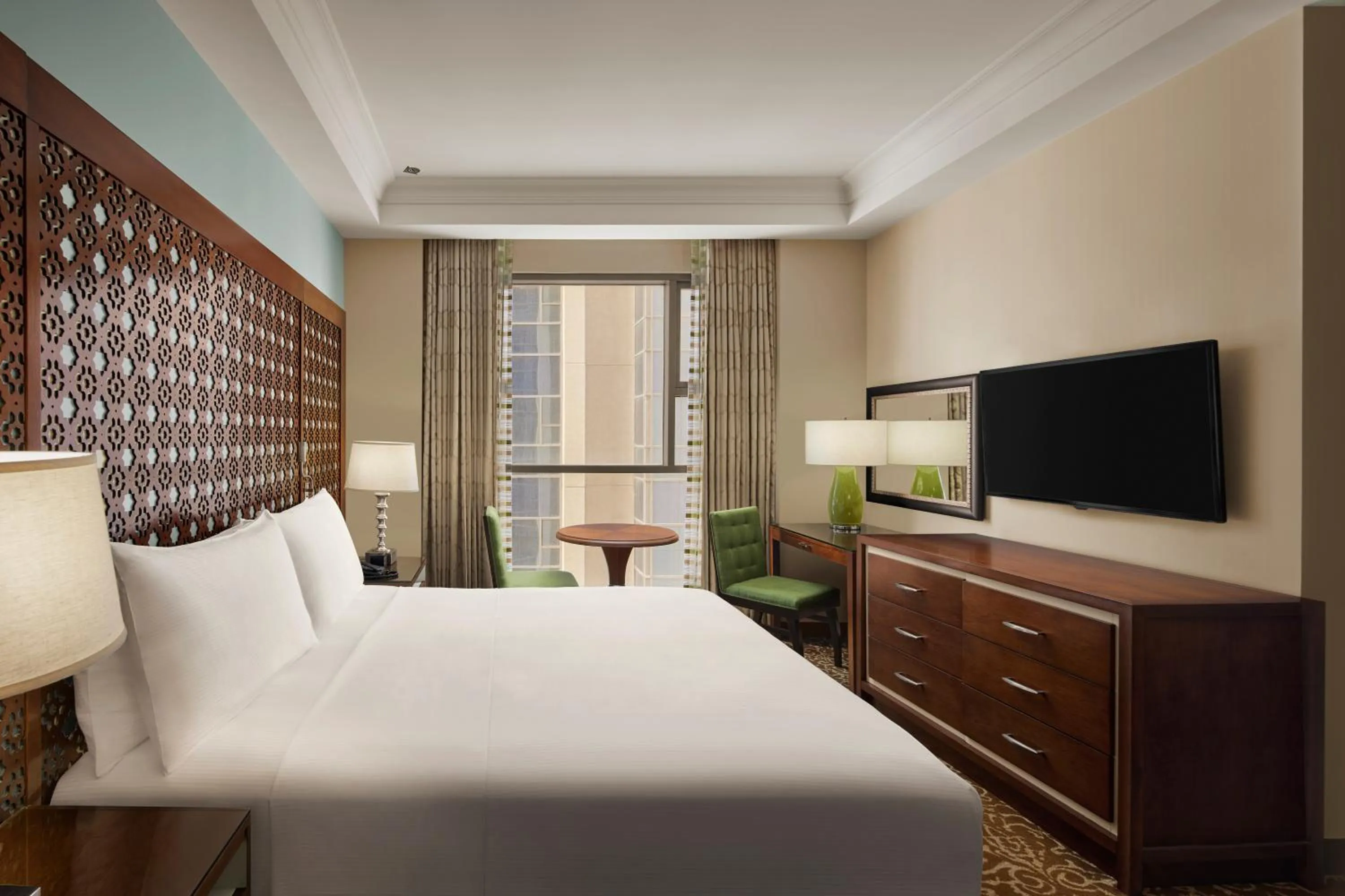 Bed in Hilton Suites Jabal Omar Makkah