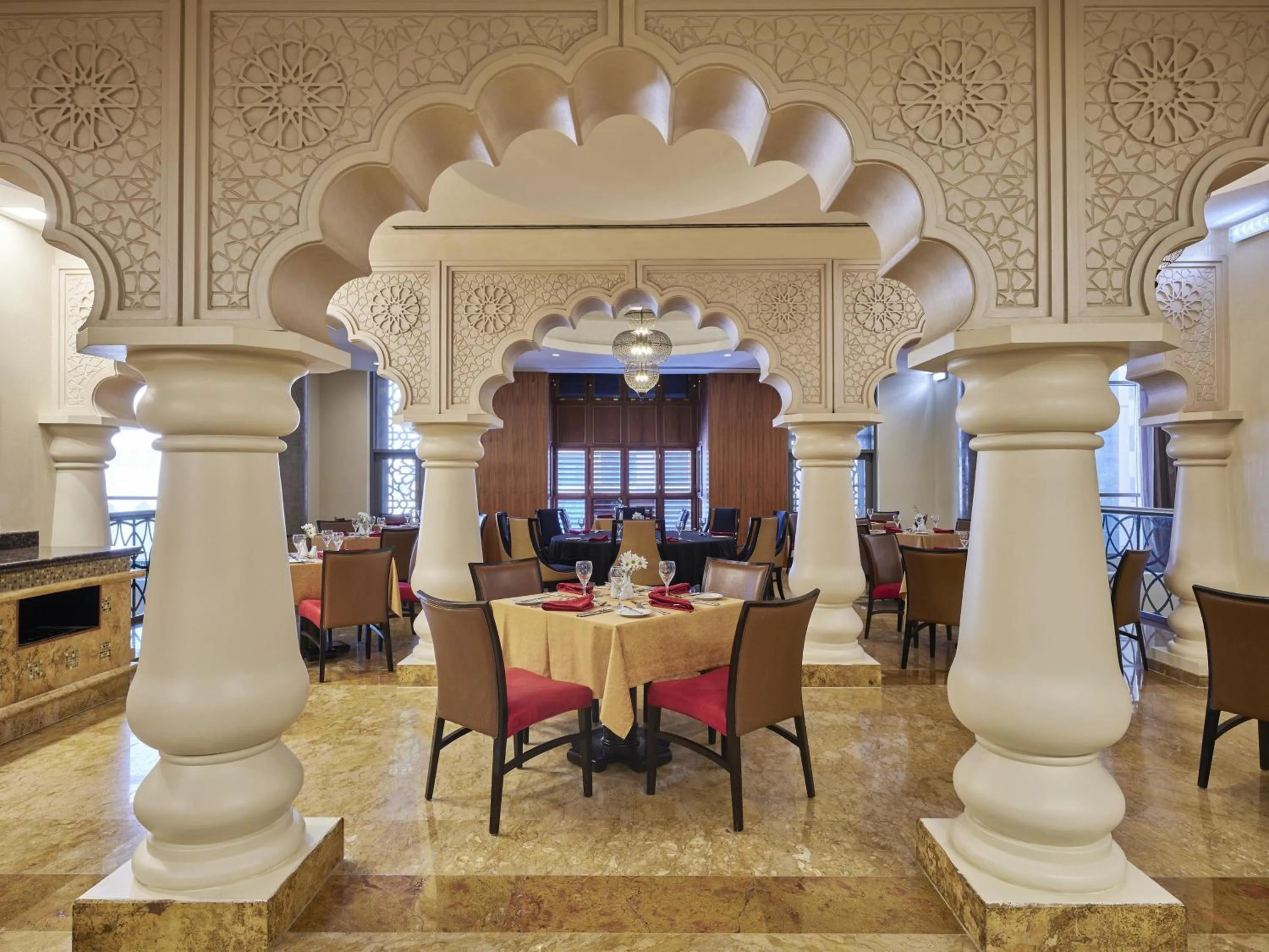 Restaurant/places to eat in Hilton Suites Jabal Omar Makkah