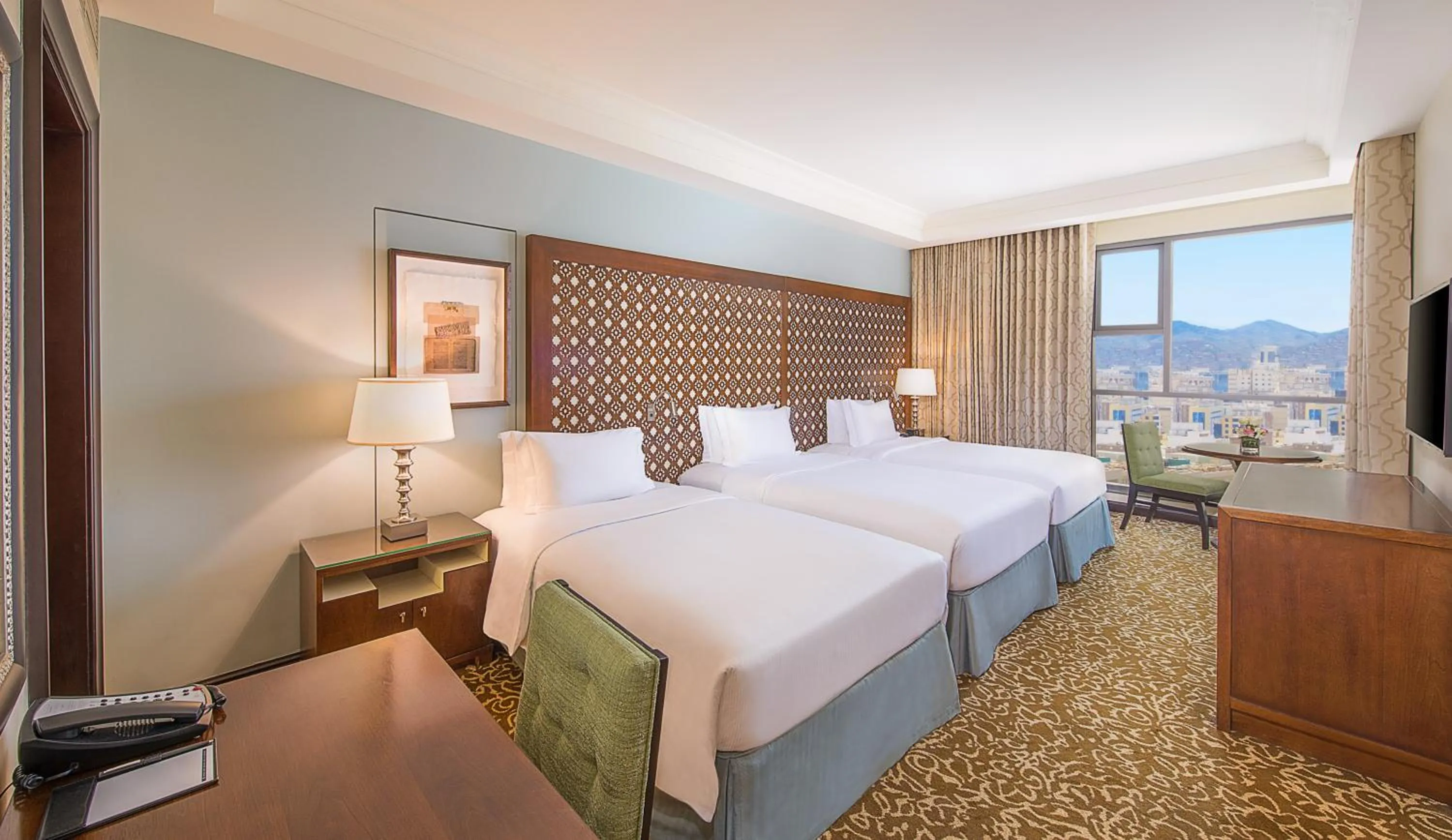 TV and multimedia, Bed in Hilton Suites Jabal Omar Makkah