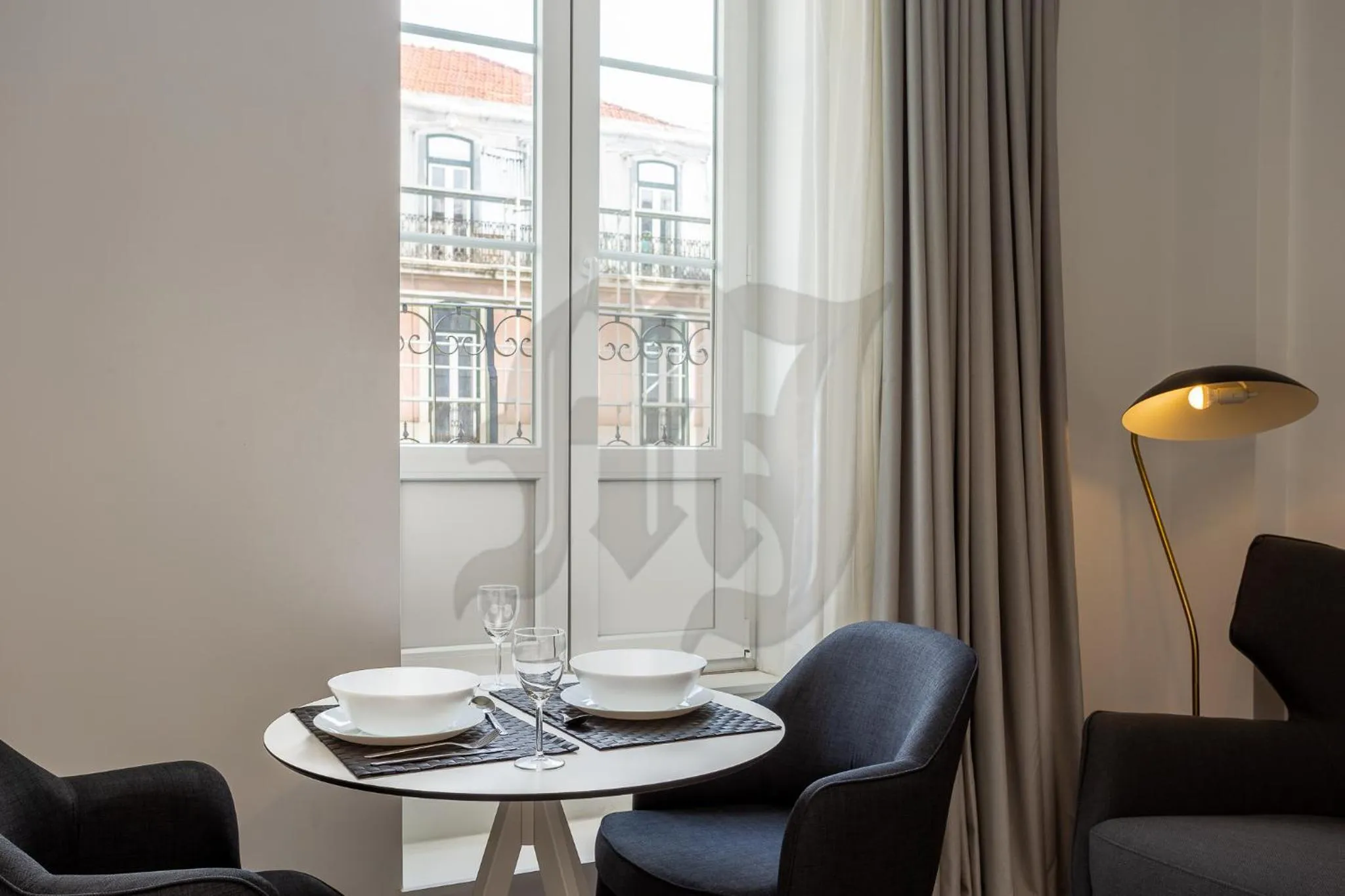 Seating area in Morgan-Jupiter Apartments