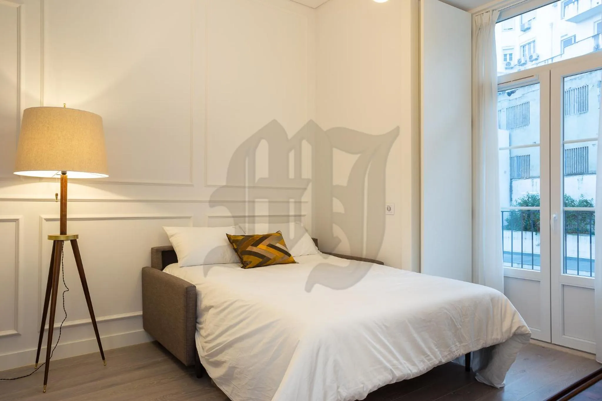 Photo of the whole room, Bed in Morgan-Jupiter Apartments