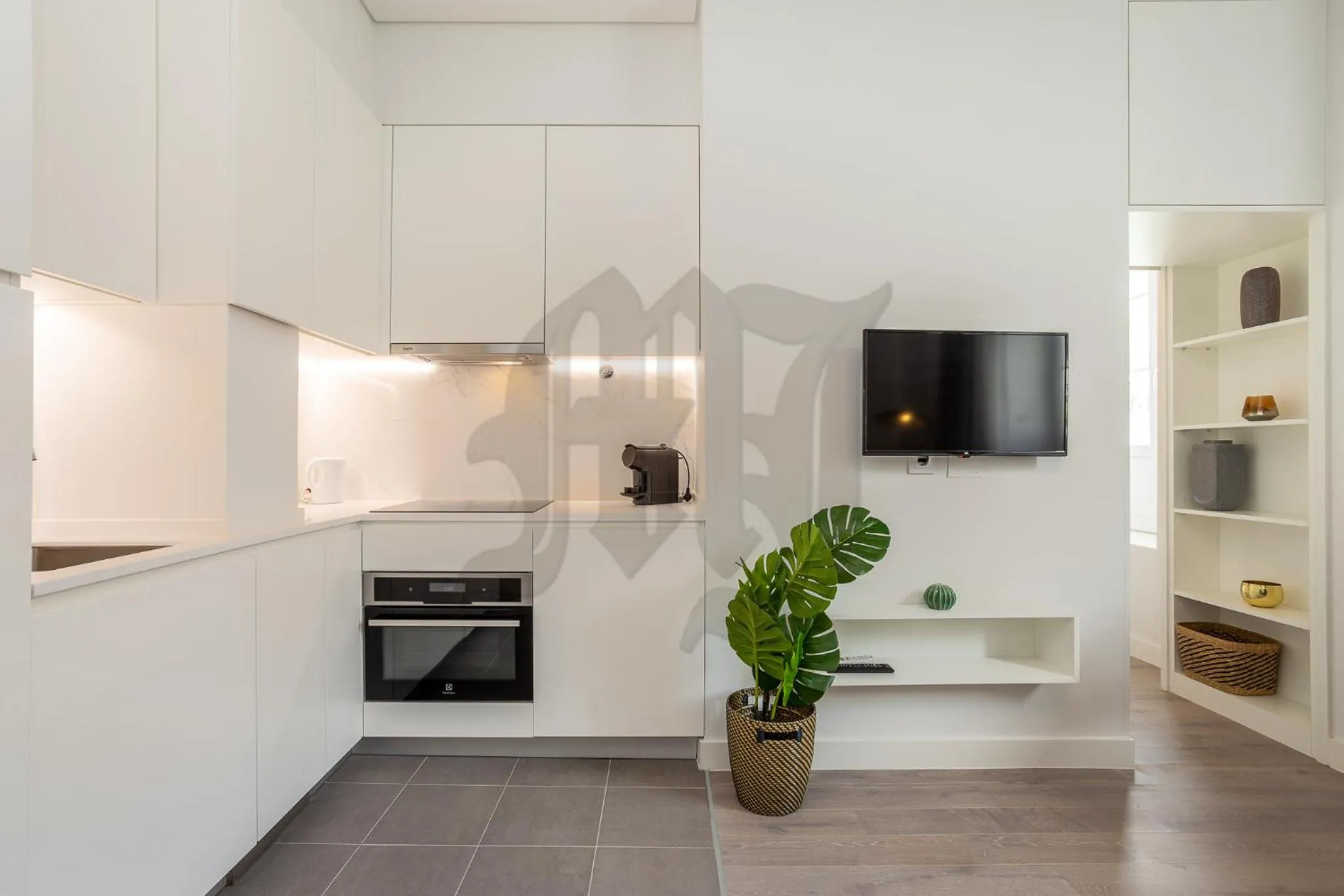 Kitchen or kitchenette in Morgan-Jupiter Apartments