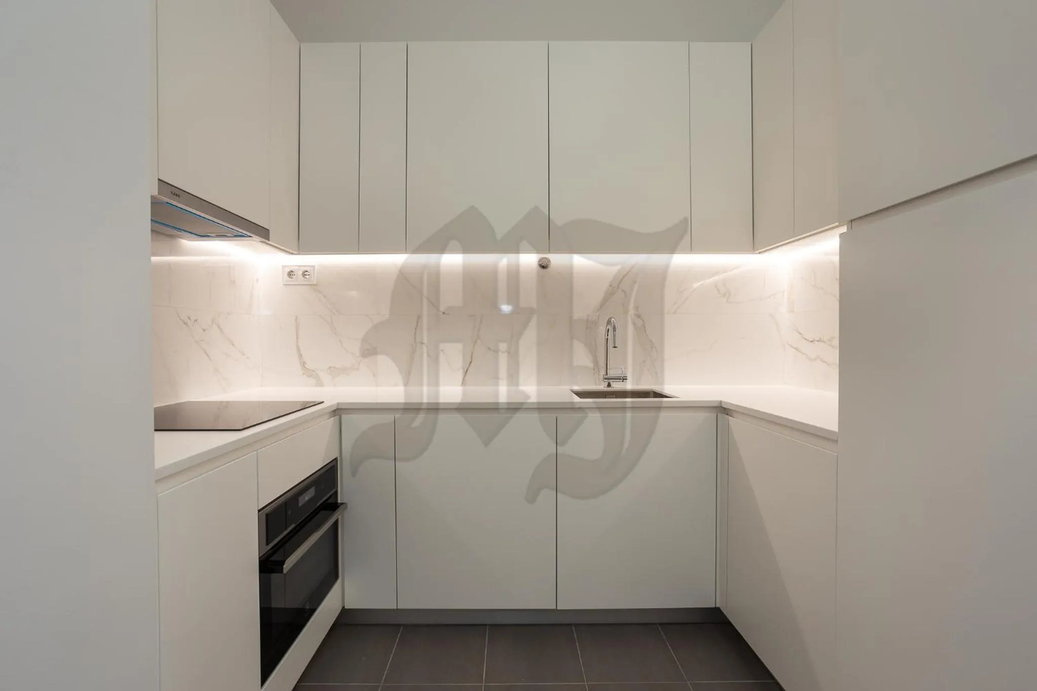 Kitchen or kitchenette in Morgan-Jupiter Apartments