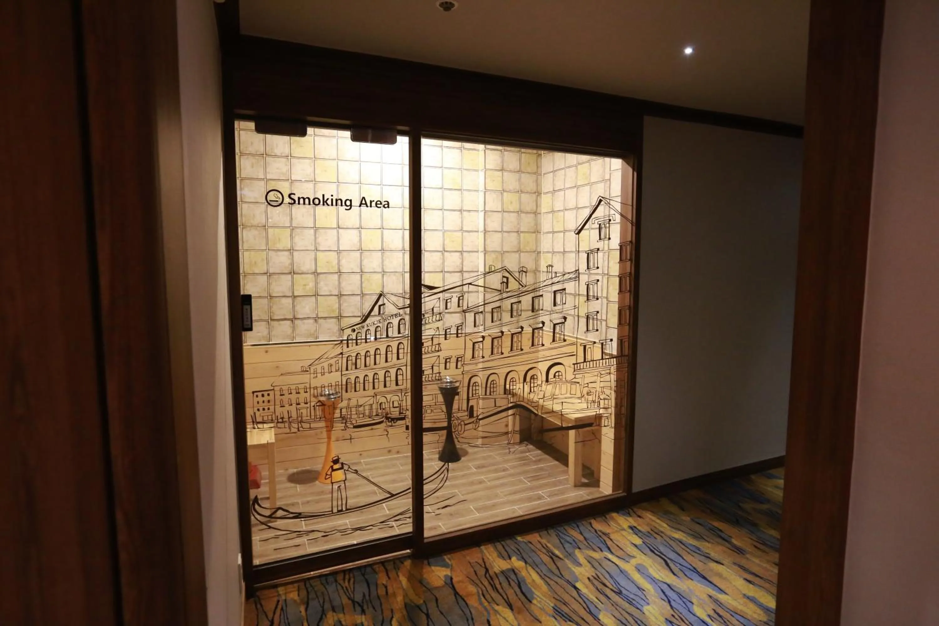 Decorative detail in New Kukje Hotel