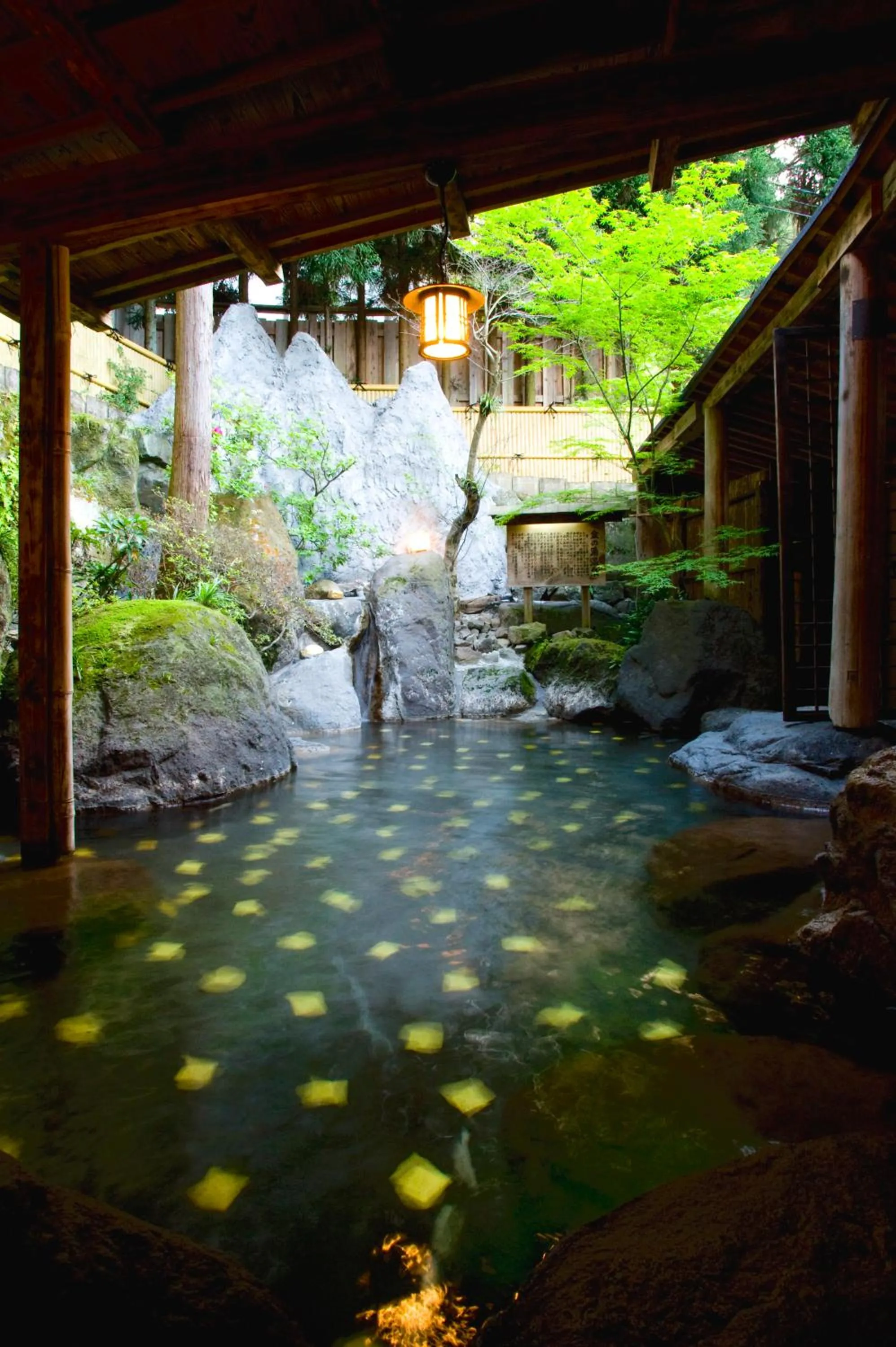 Hot Spring Bath in Beppu Showaen