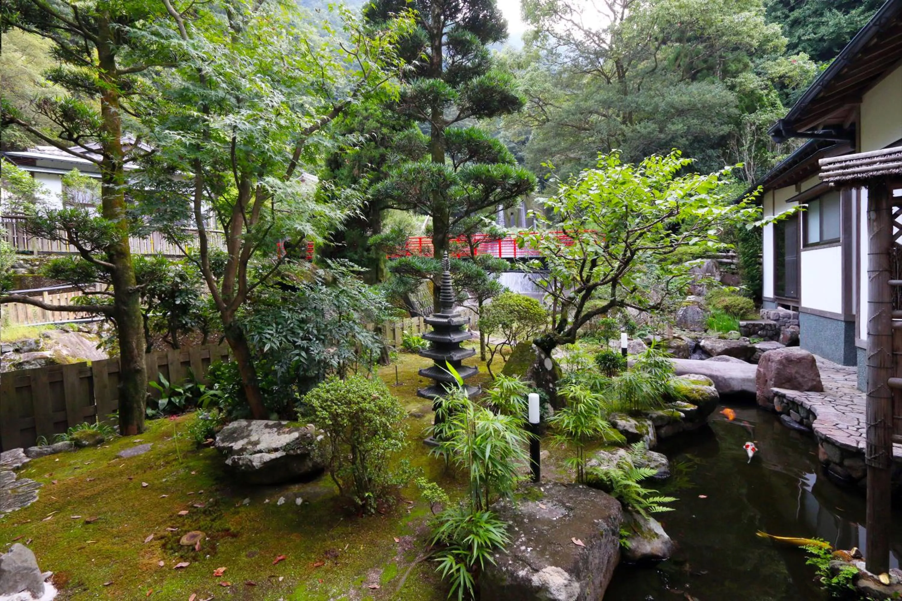 Garden in Beppu Showaen