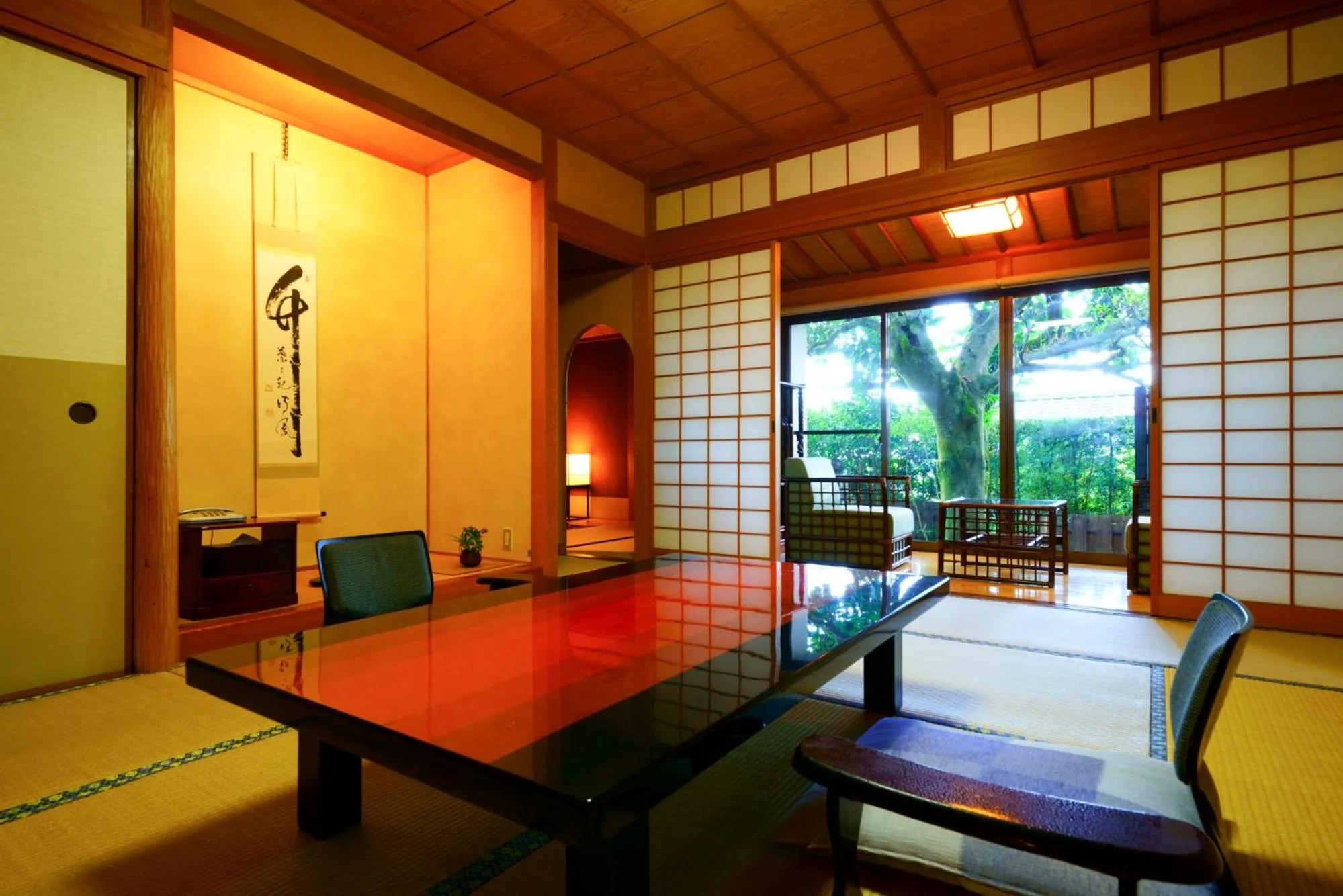 Living room in Beppu Showaen