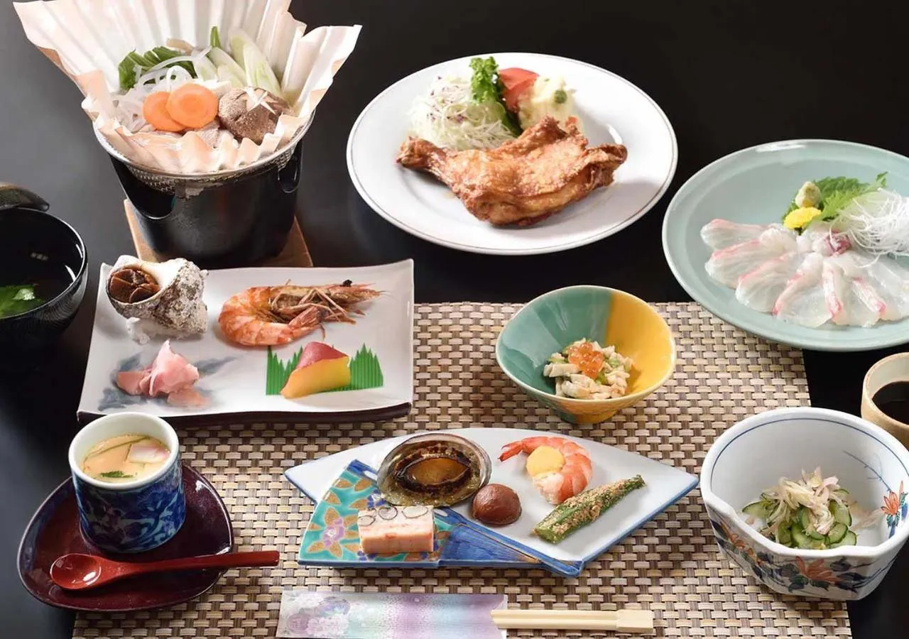 Dinner in Ryokan Kiraku