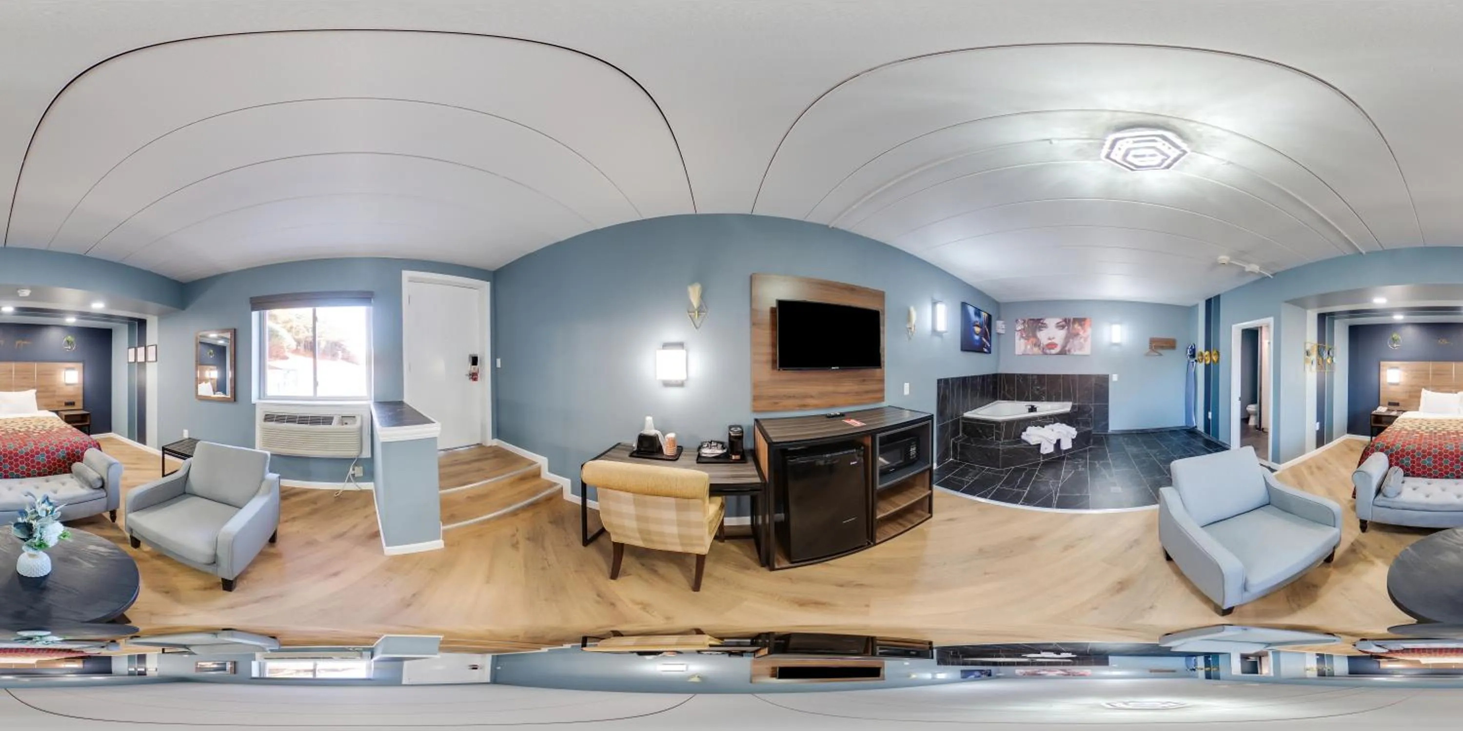 Communal lounge/ TV room in Econo Lodge Cranston - Providence