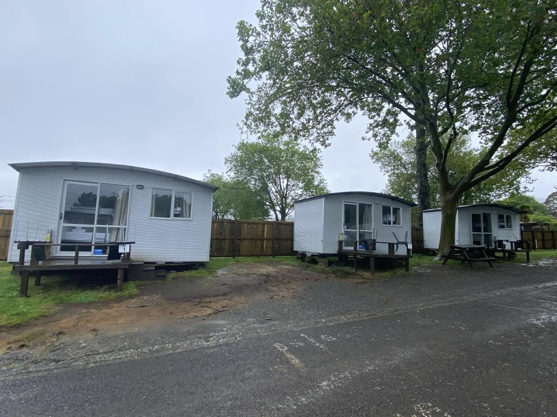 Bed in Rotorua Thermal Holiday Park