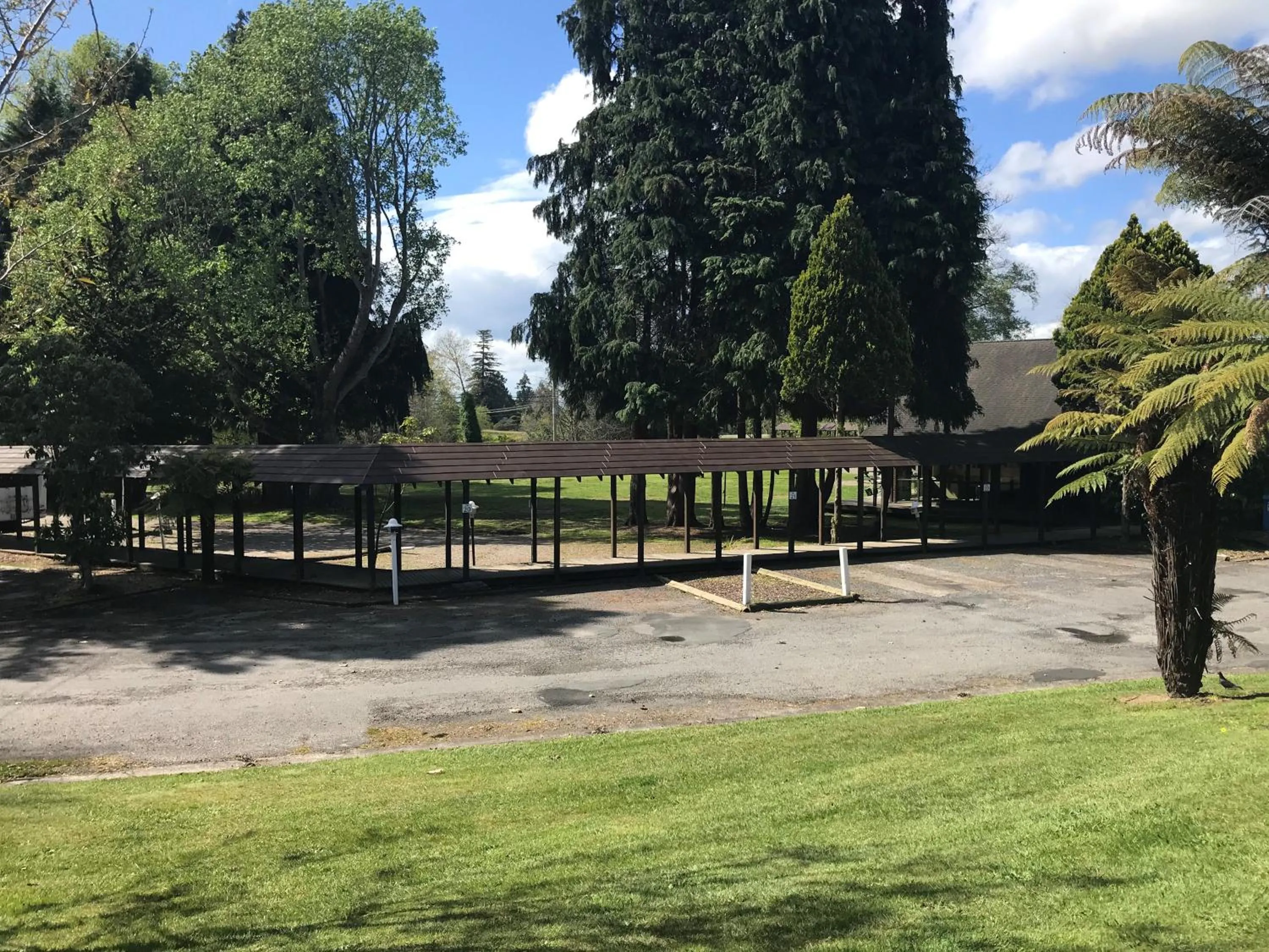 Garden in Rotorua Thermal Holiday Park