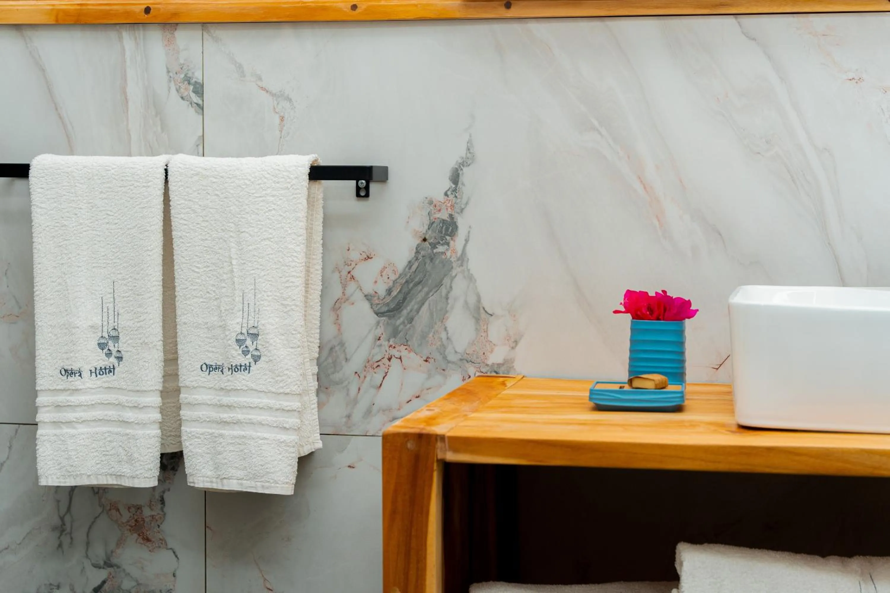 Bathroom in Opera Hotel