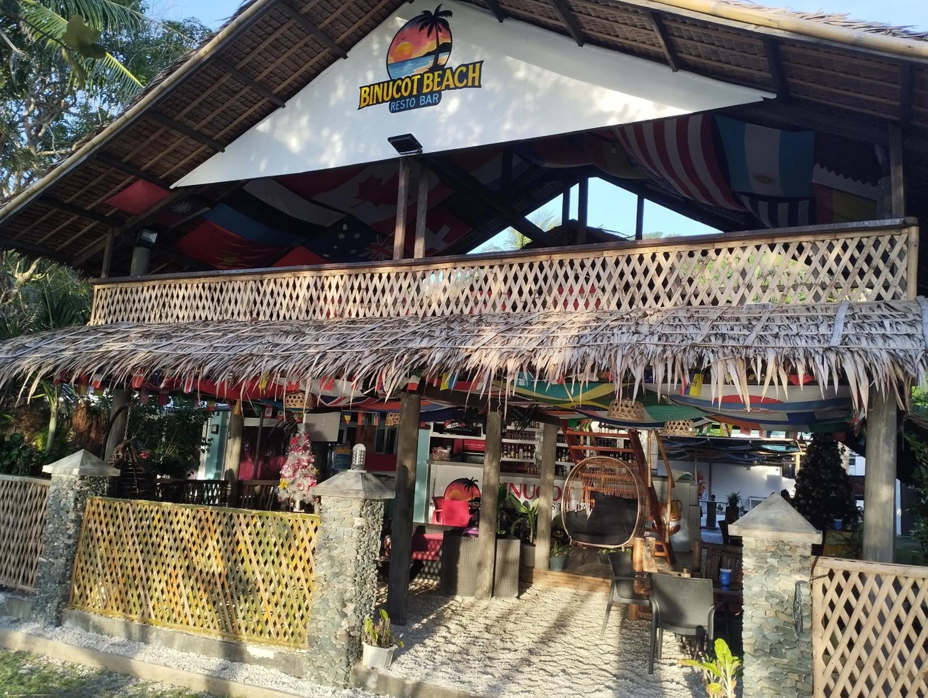 Facade/entrance in Binucot Beach Resort