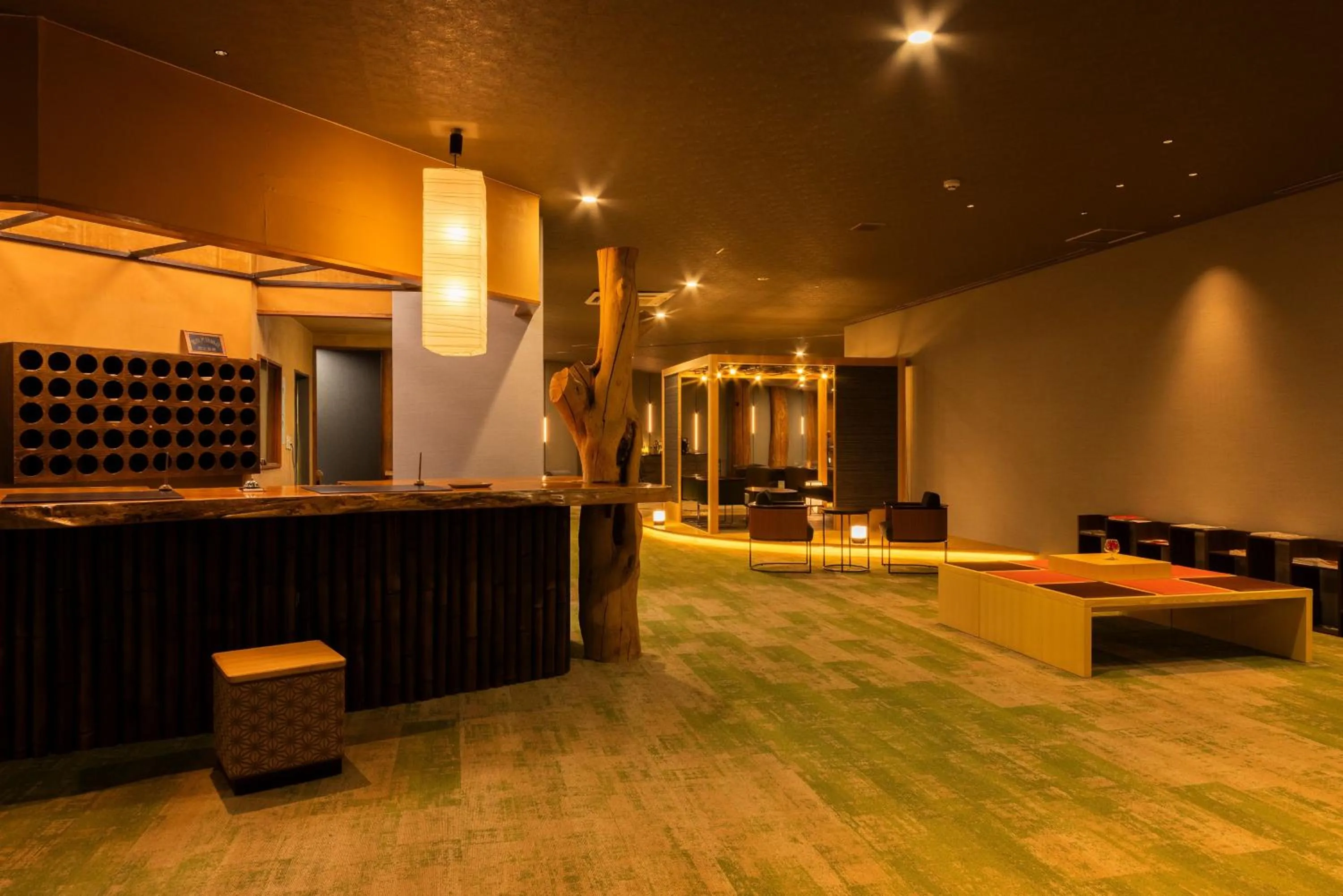 Lobby or reception in Aso Baien Spa Resort