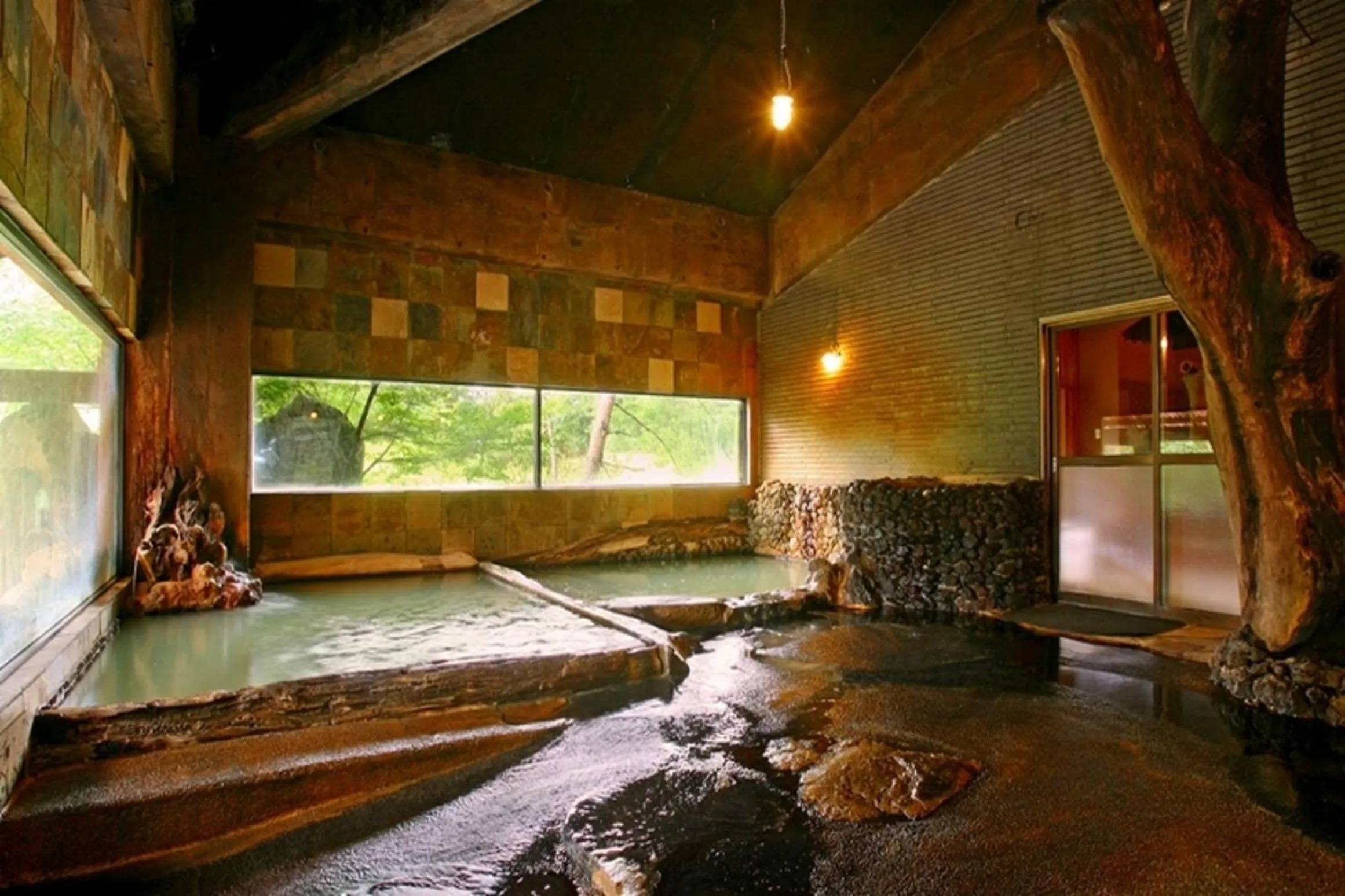Open Air Bath in Aso Baien Spa Resort