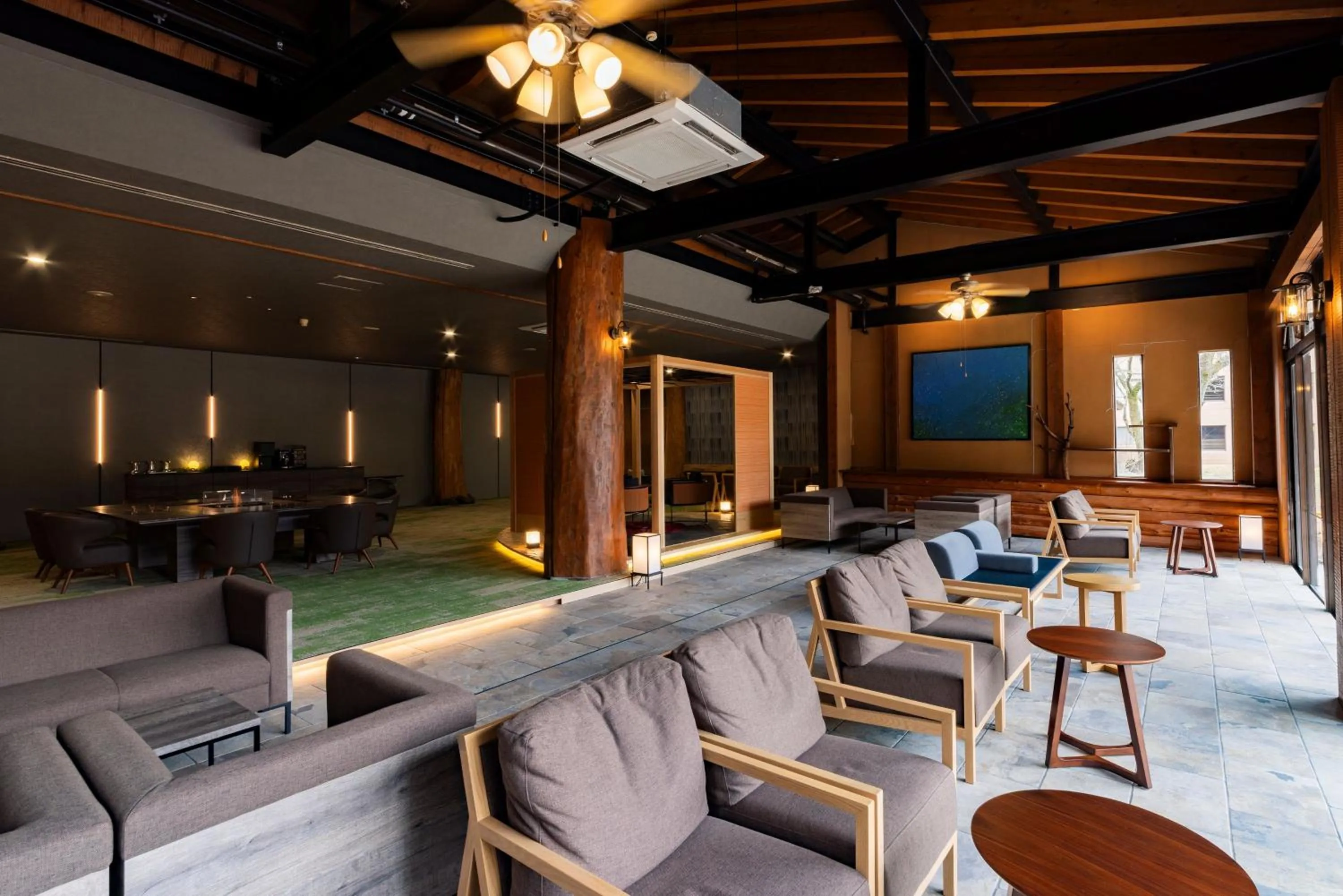 Lobby or reception in Aso Baien Spa Resort