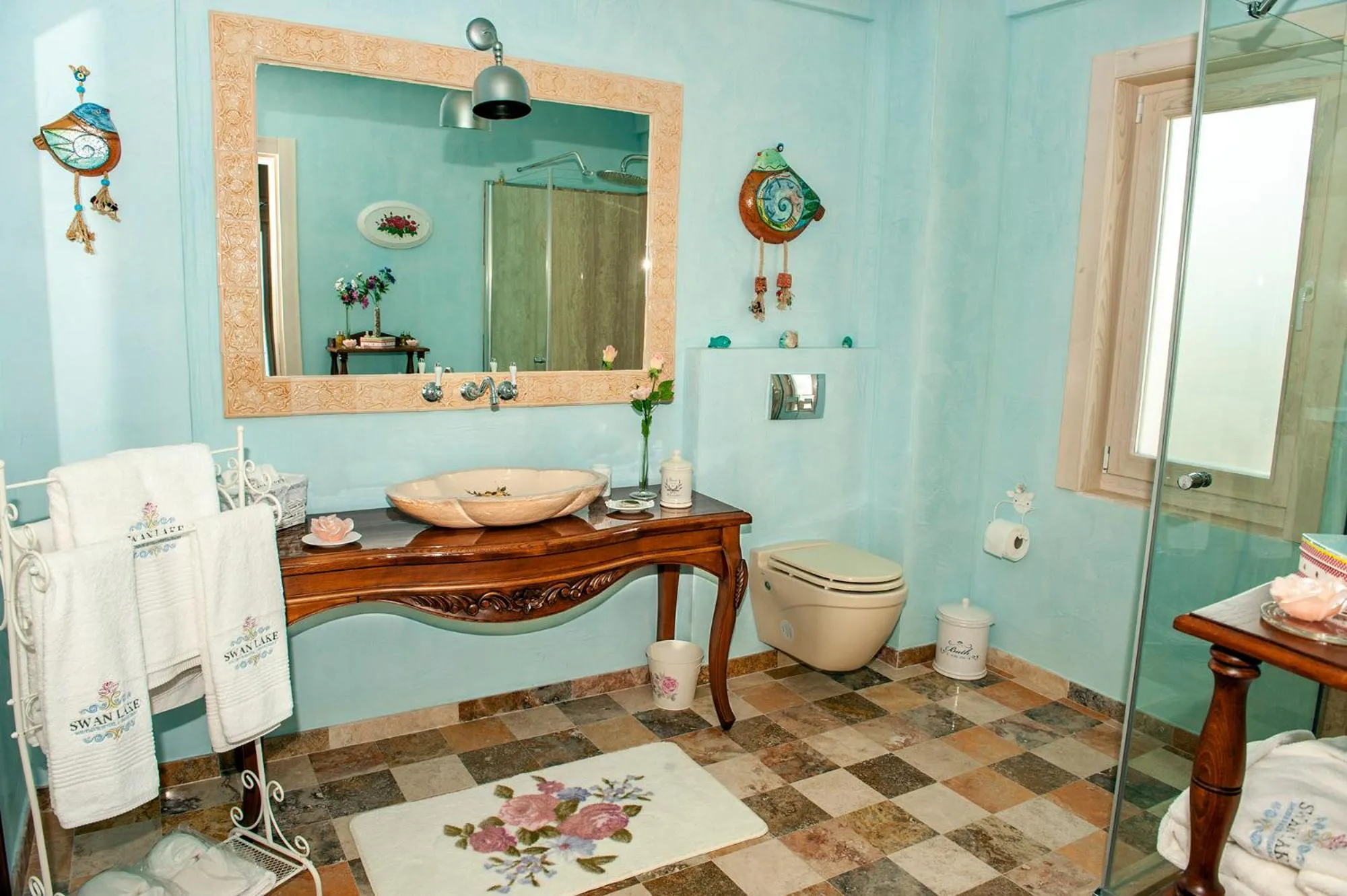 Bathroom in Swan Lake Hotel - Adult Only