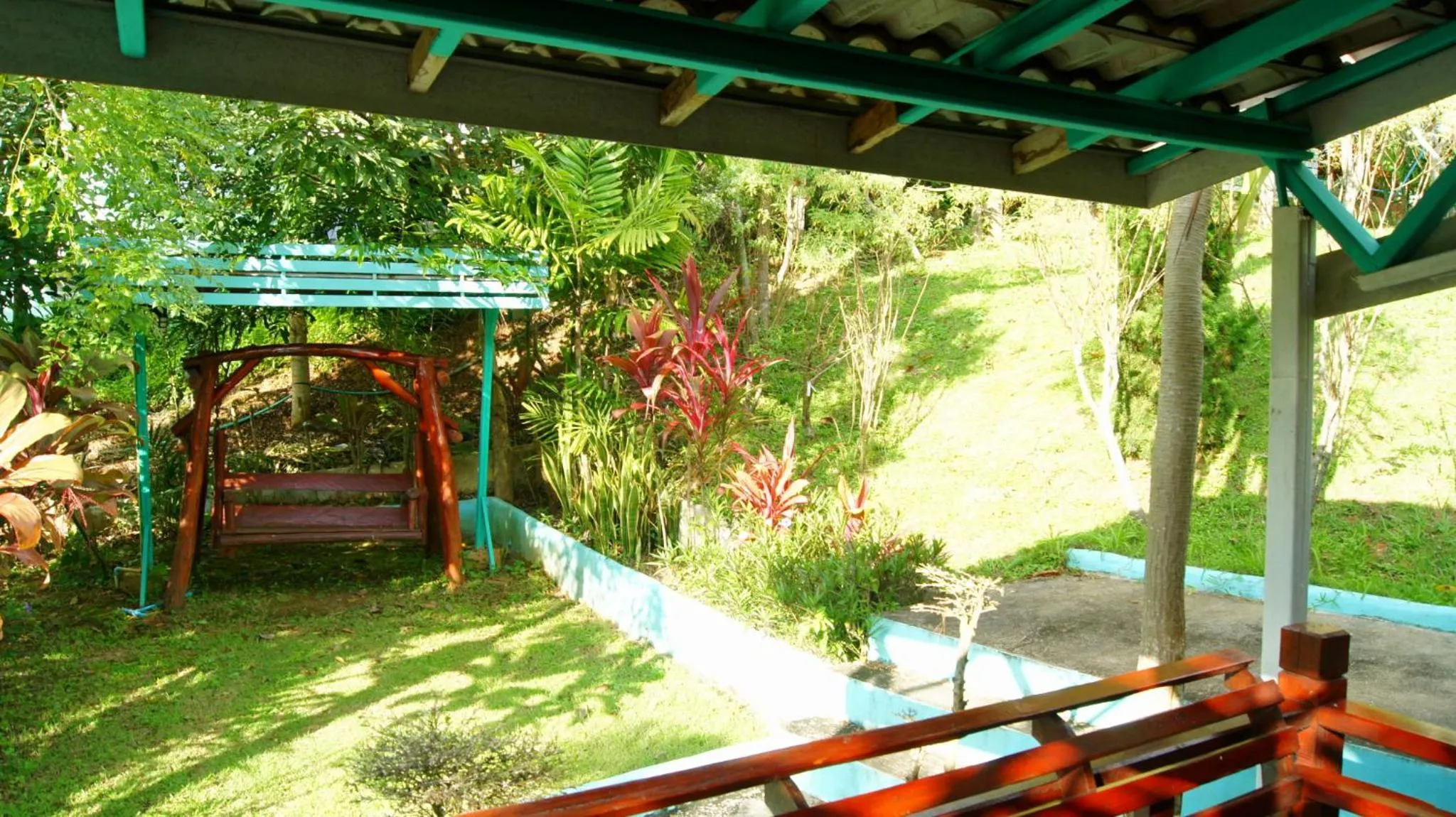 Balcony/Terrace in Fufu In Love Cottages & Campground