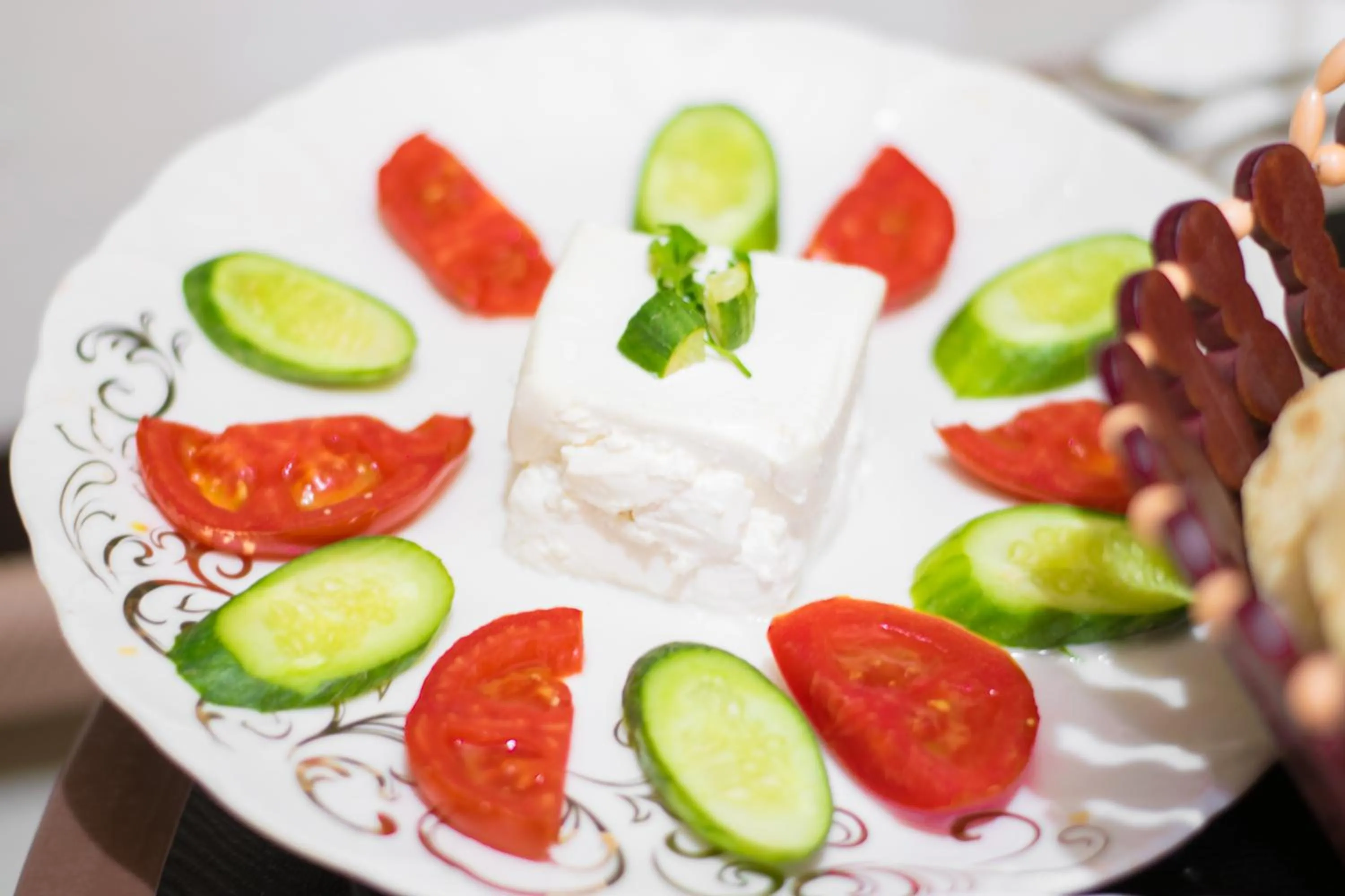 Continental breakfast in Golden Palace Hotel