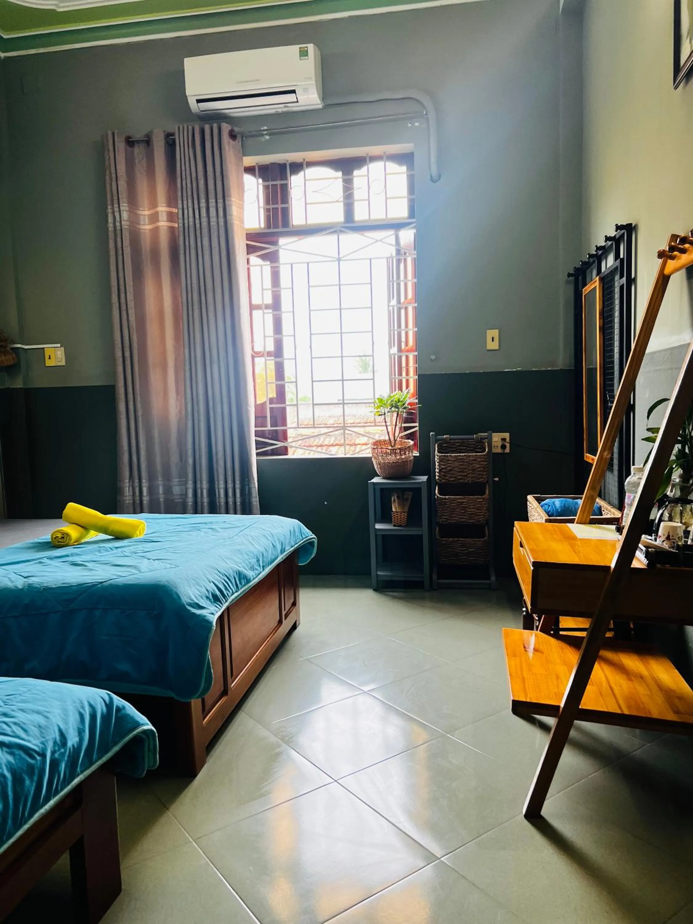 Bed in Yellow Farm Homestay at Tuy Hòa Phú Yên