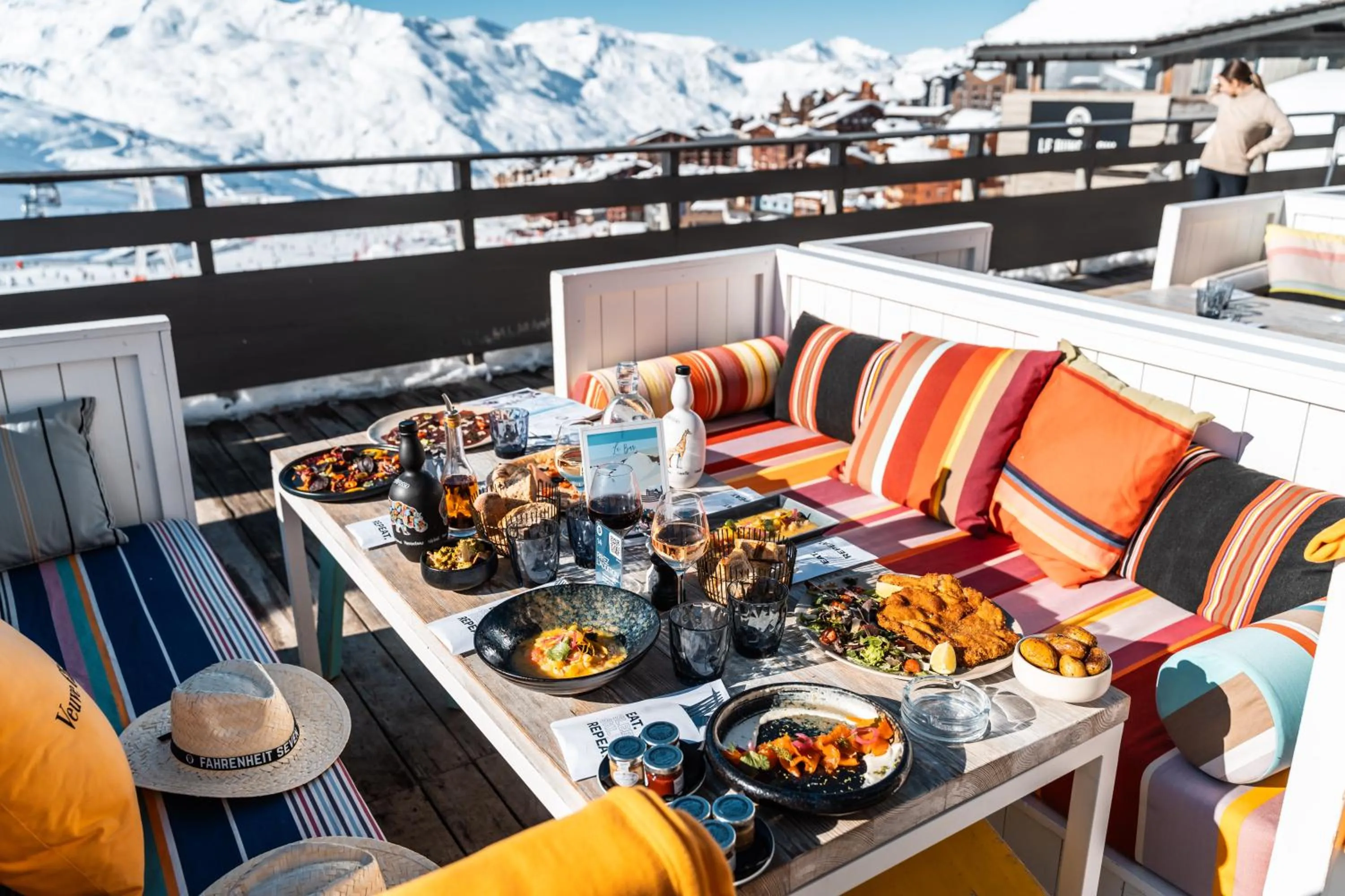 Patio in Fahrenheit Seven Val Thorens