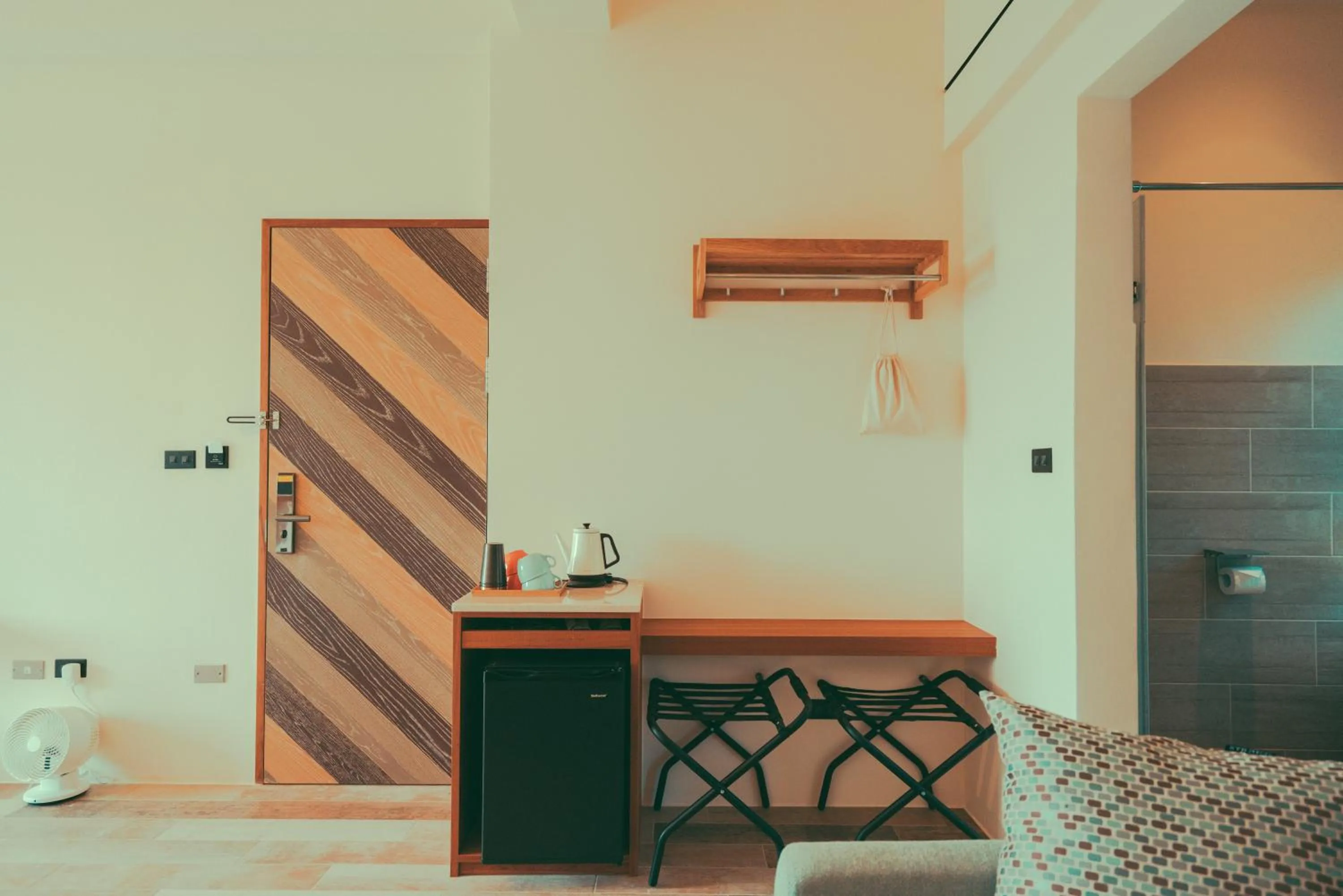 Coffee/tea facilities, Bed in Shark B&B