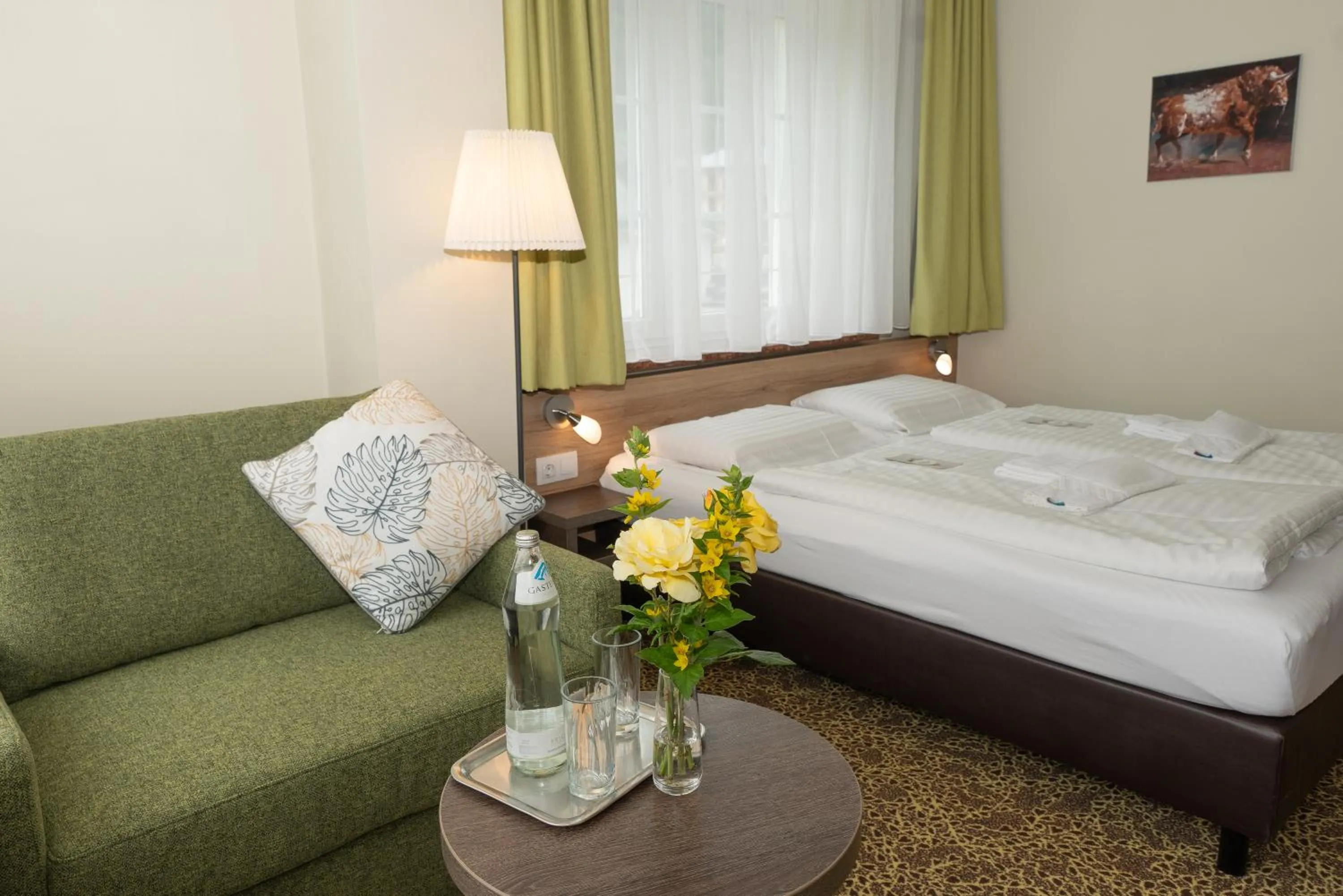 Bed in Hotel Lindenhof