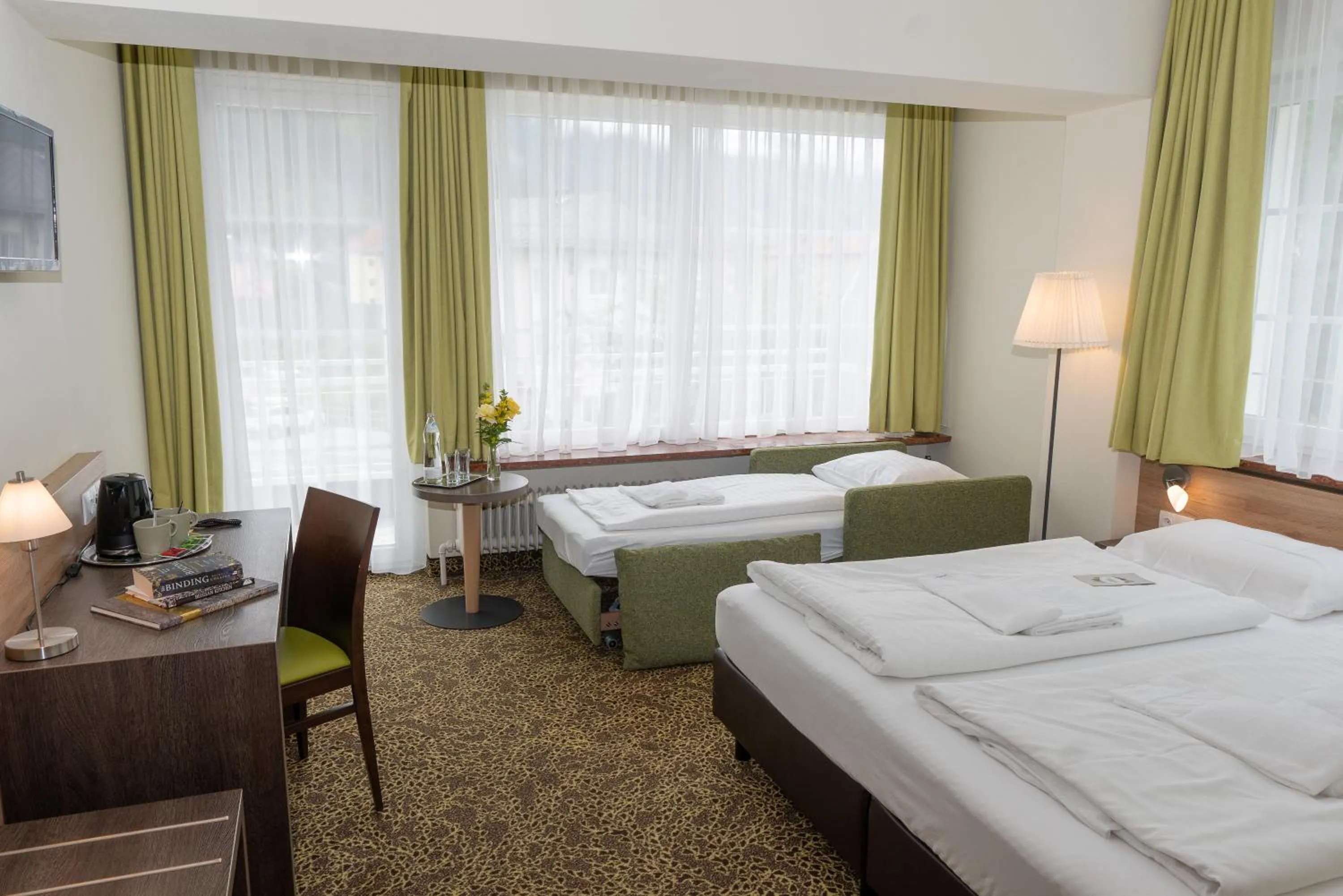 Bed in Hotel Lindenhof