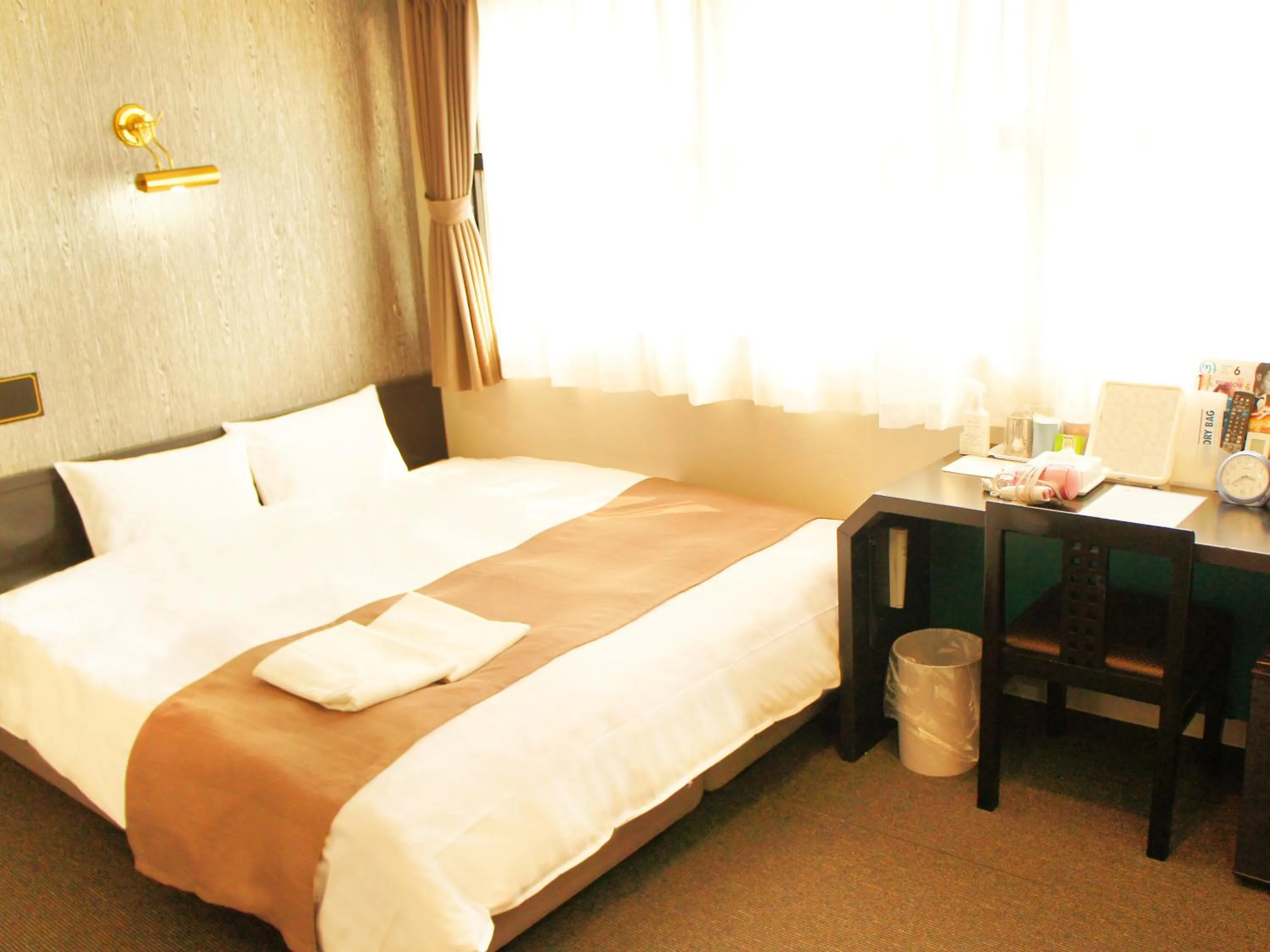 Photo of the whole room, Bed in Hotel Abest Shin-Anjo-Ekimae