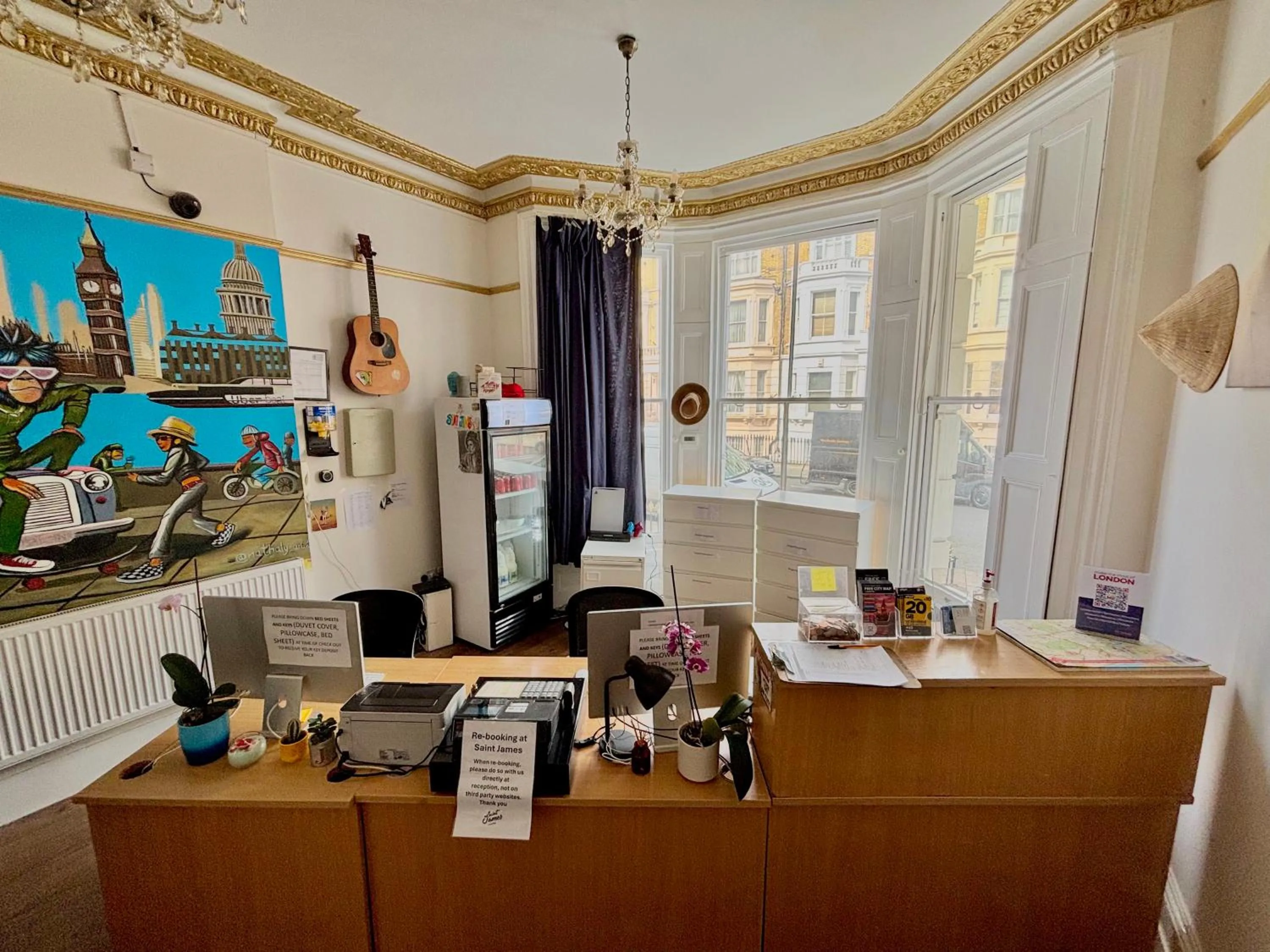 Lobby or reception in Saint James Backpackers