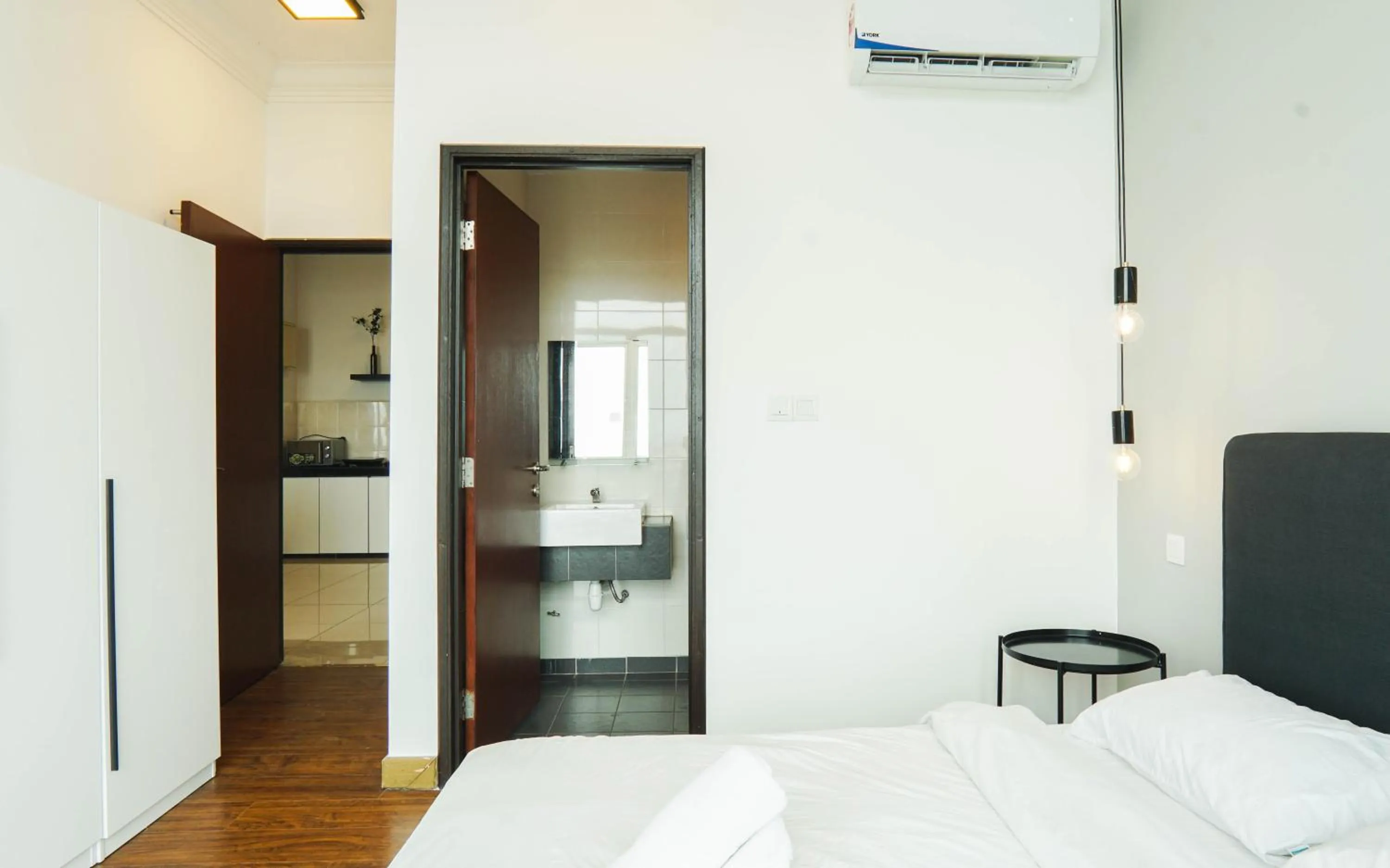Toilet, Bed in Boulevard Service Apartment KL by Airhost