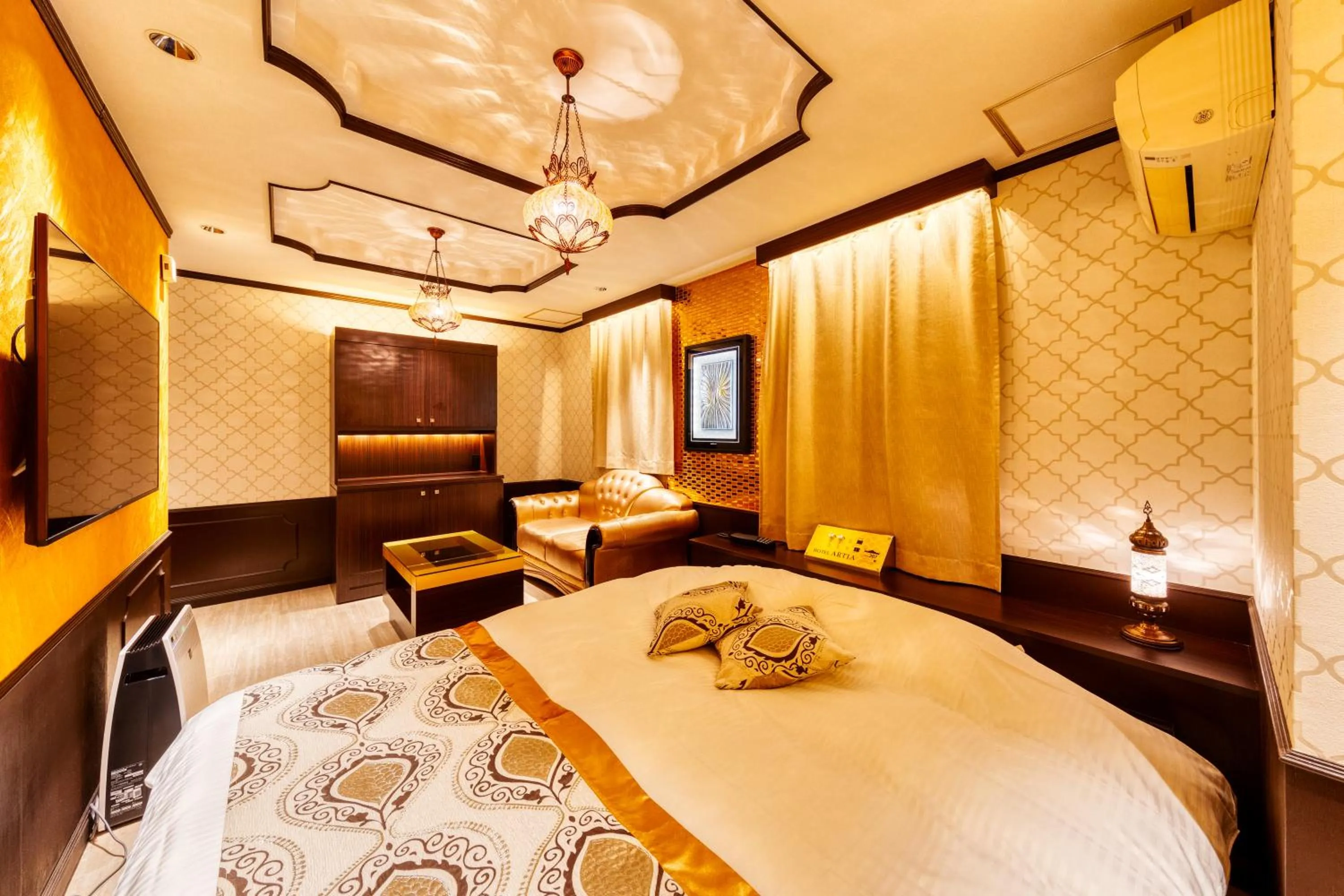 Bed in HOTEL Artia Izumiotsu (Adult Only)