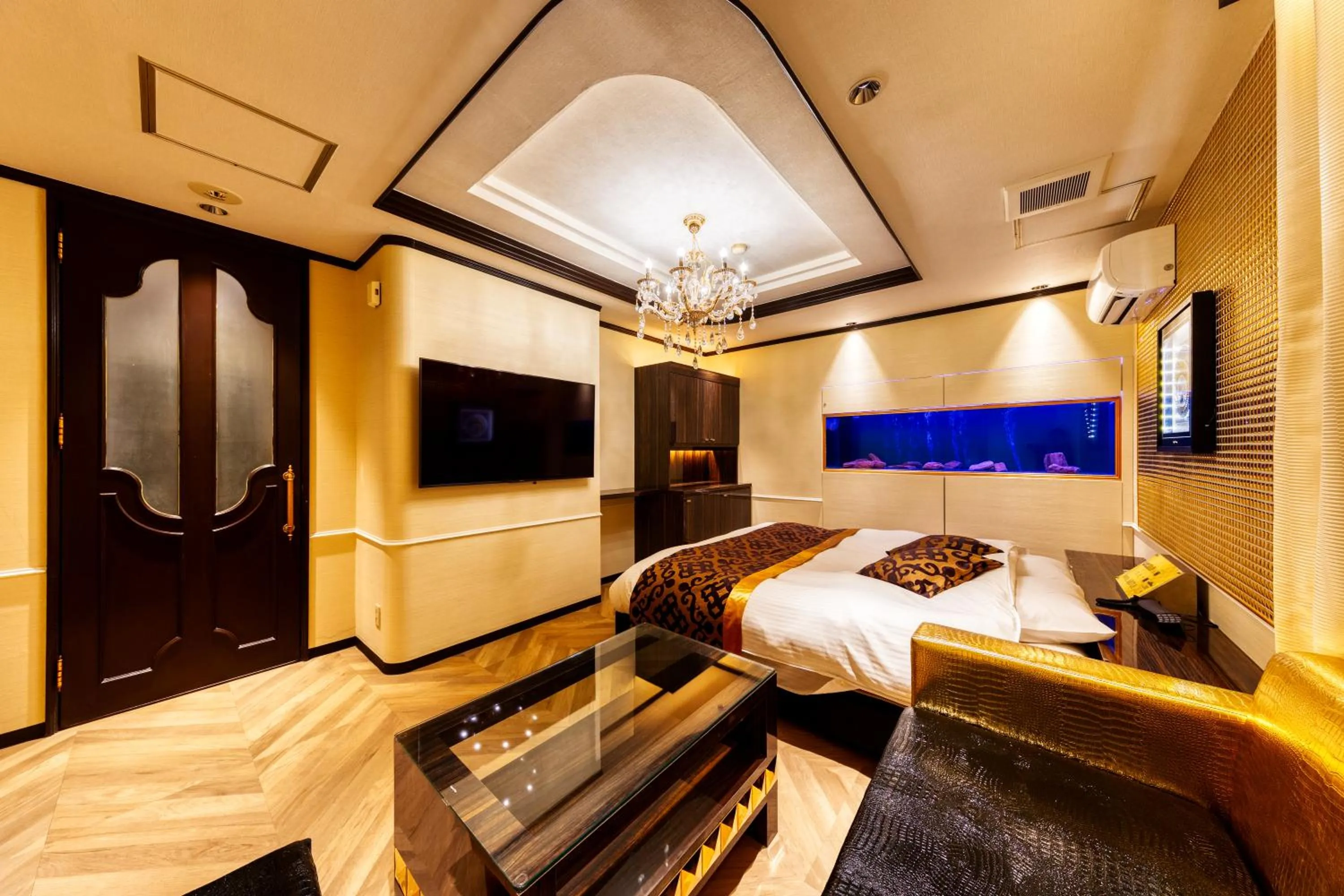 Bed in HOTEL Artia Izumiotsu (Adult Only)