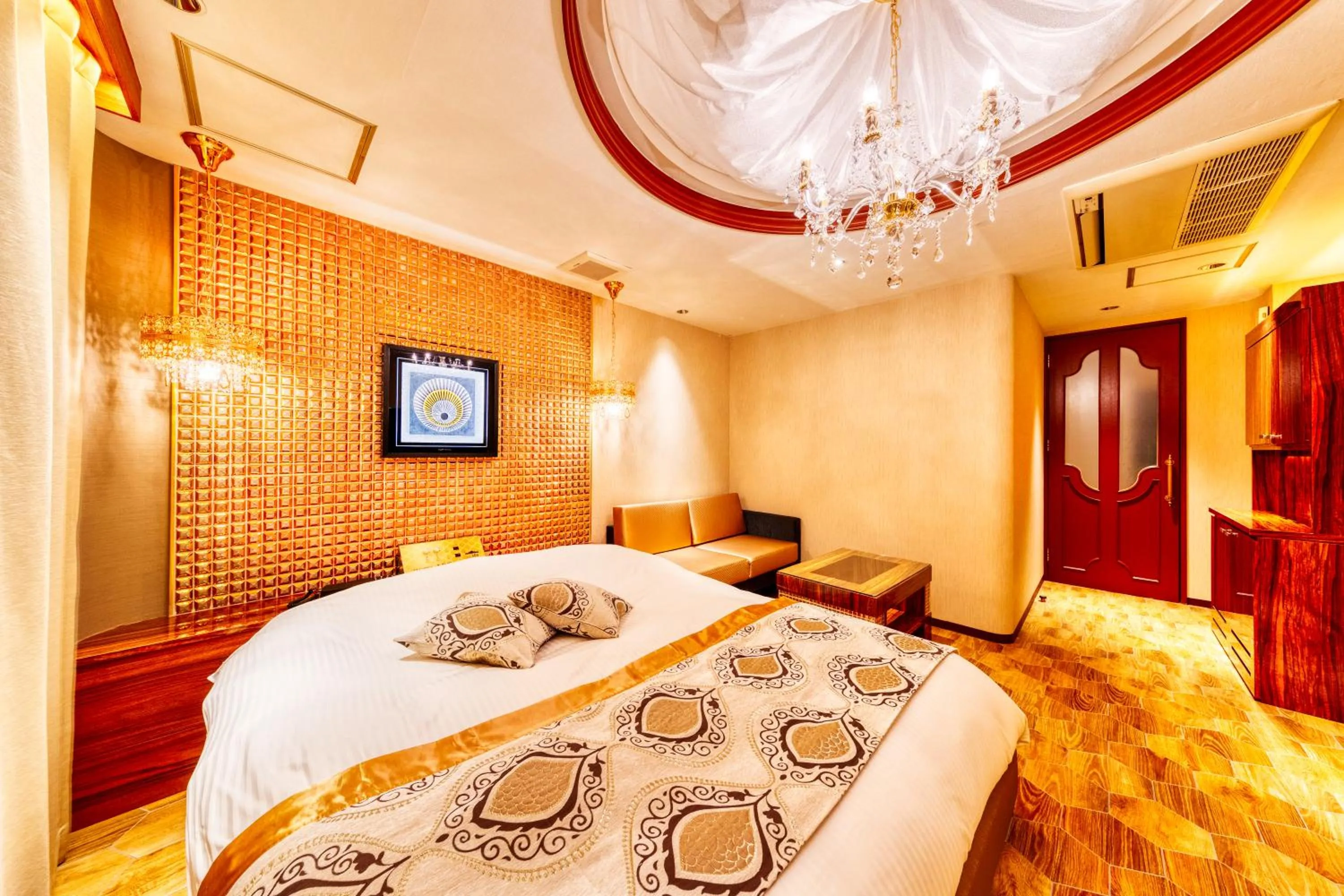 Bed in HOTEL Artia Izumiotsu (Adult Only)