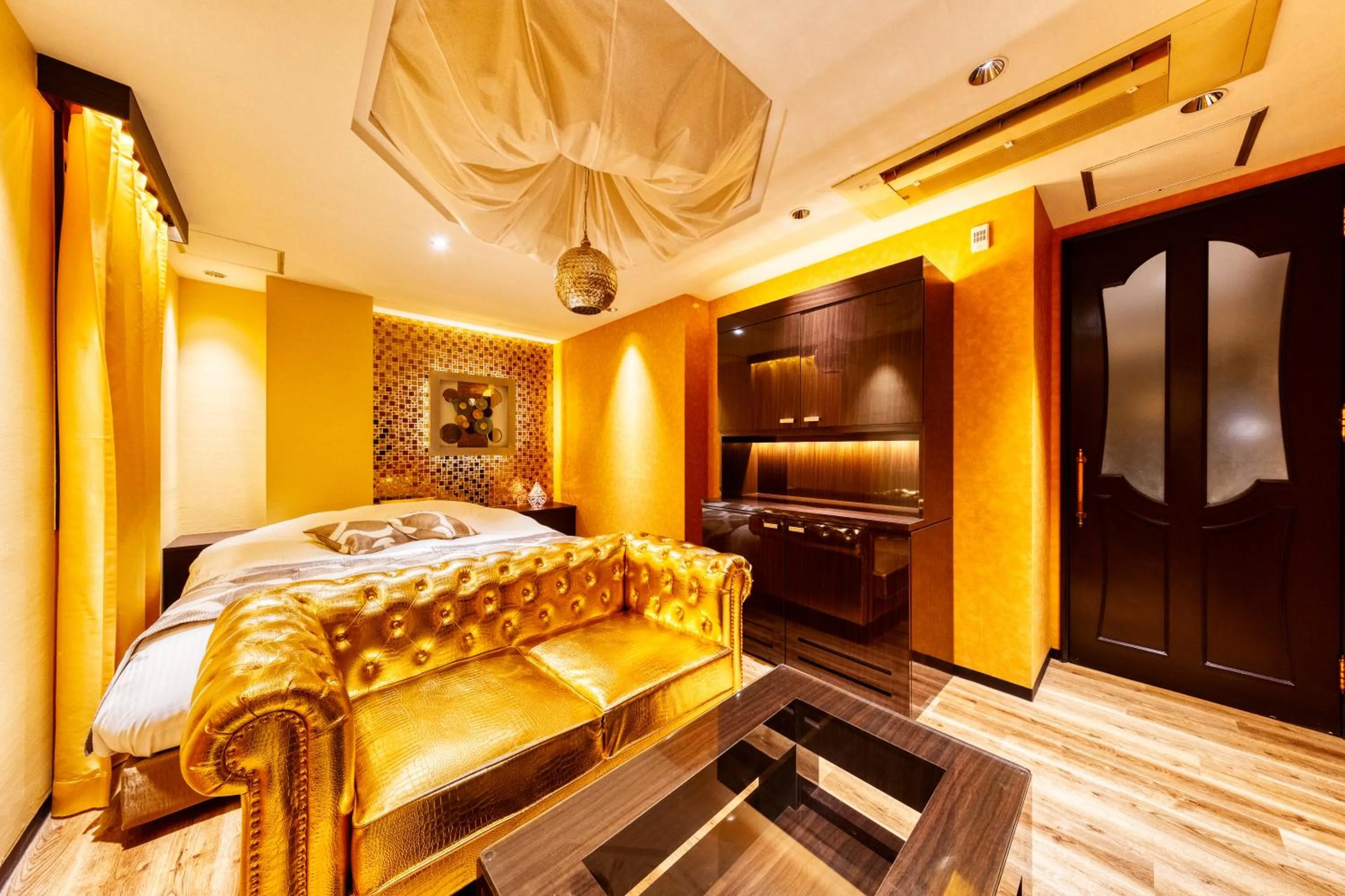 Bed in HOTEL Artia Izumiotsu (Adult Only)