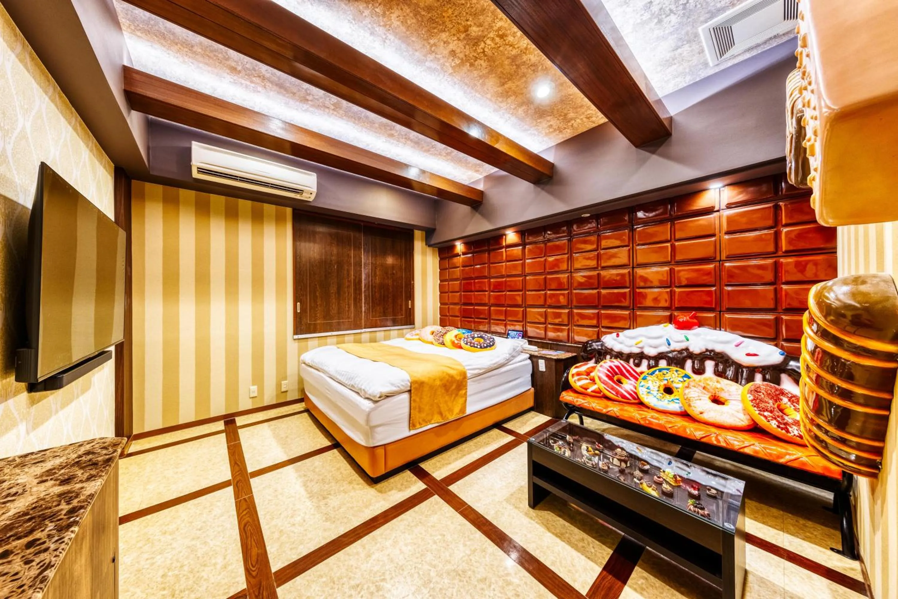 Bed in HOTEL Luna Kawagoe Adult Only