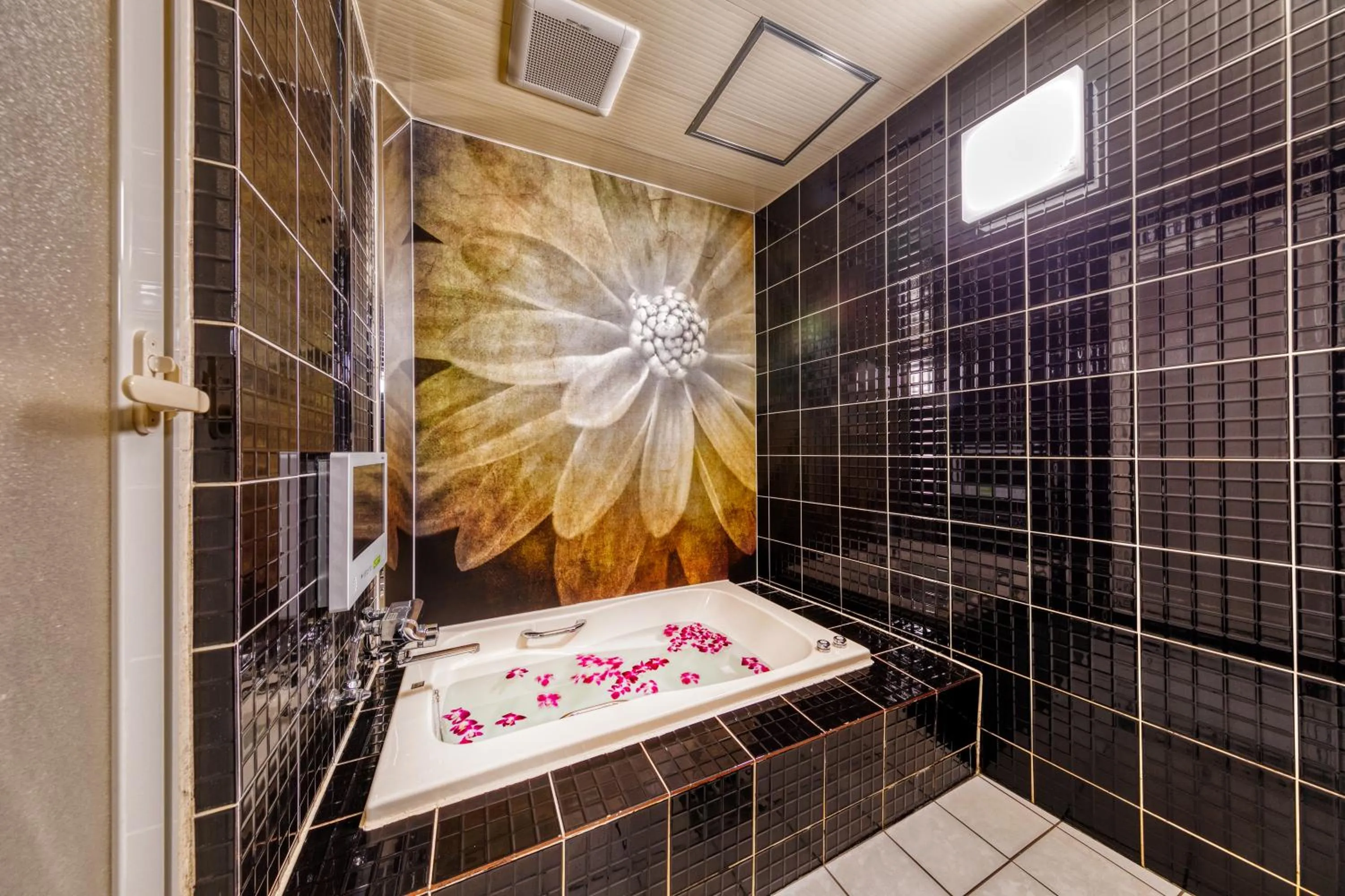 Bed in HOTEL LUNA MODERN Sakuranomiya (Adult Only)