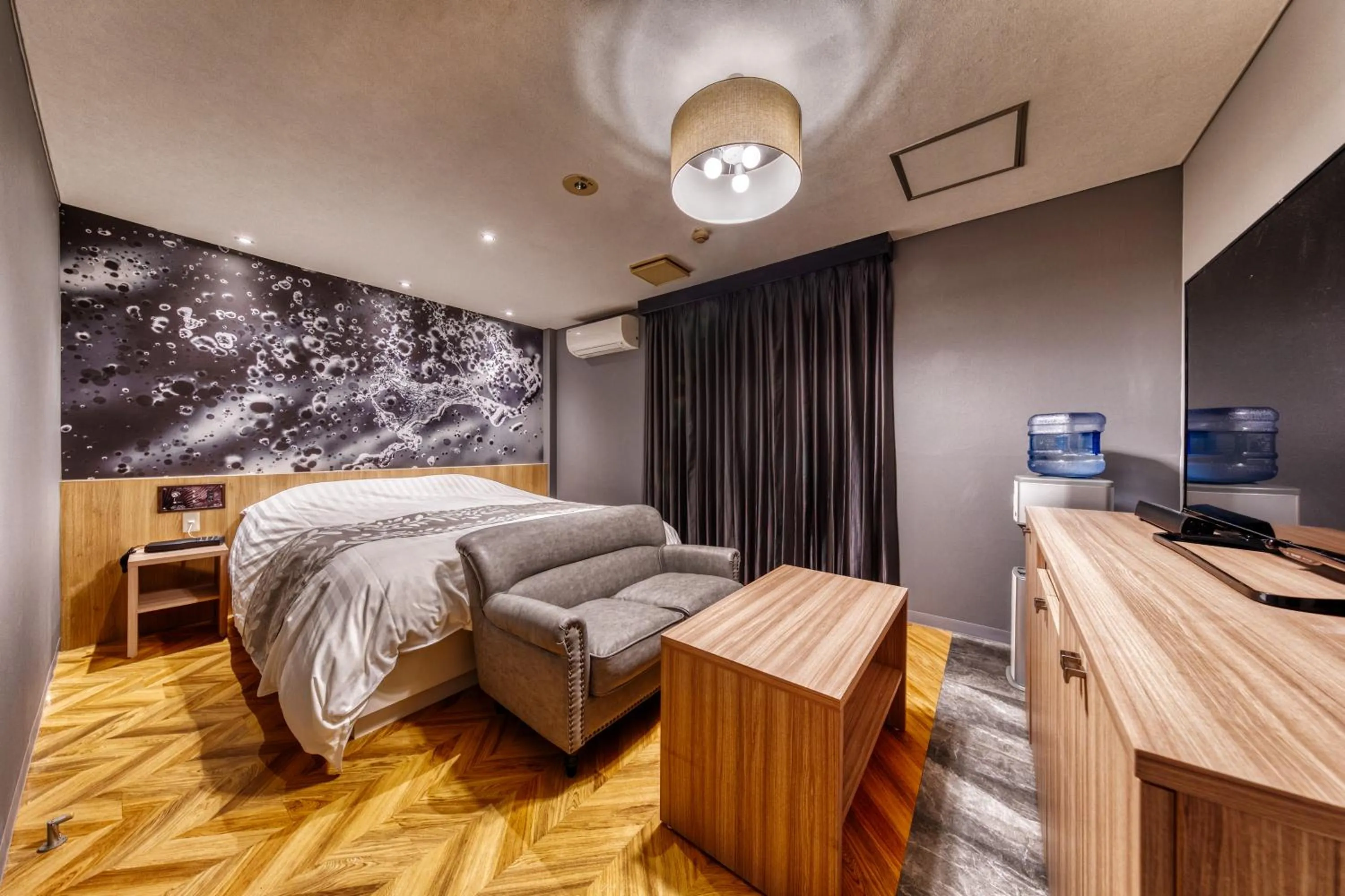 Bed in HOTEL LUNA MODERN Sakuranomiya (Adult Only)