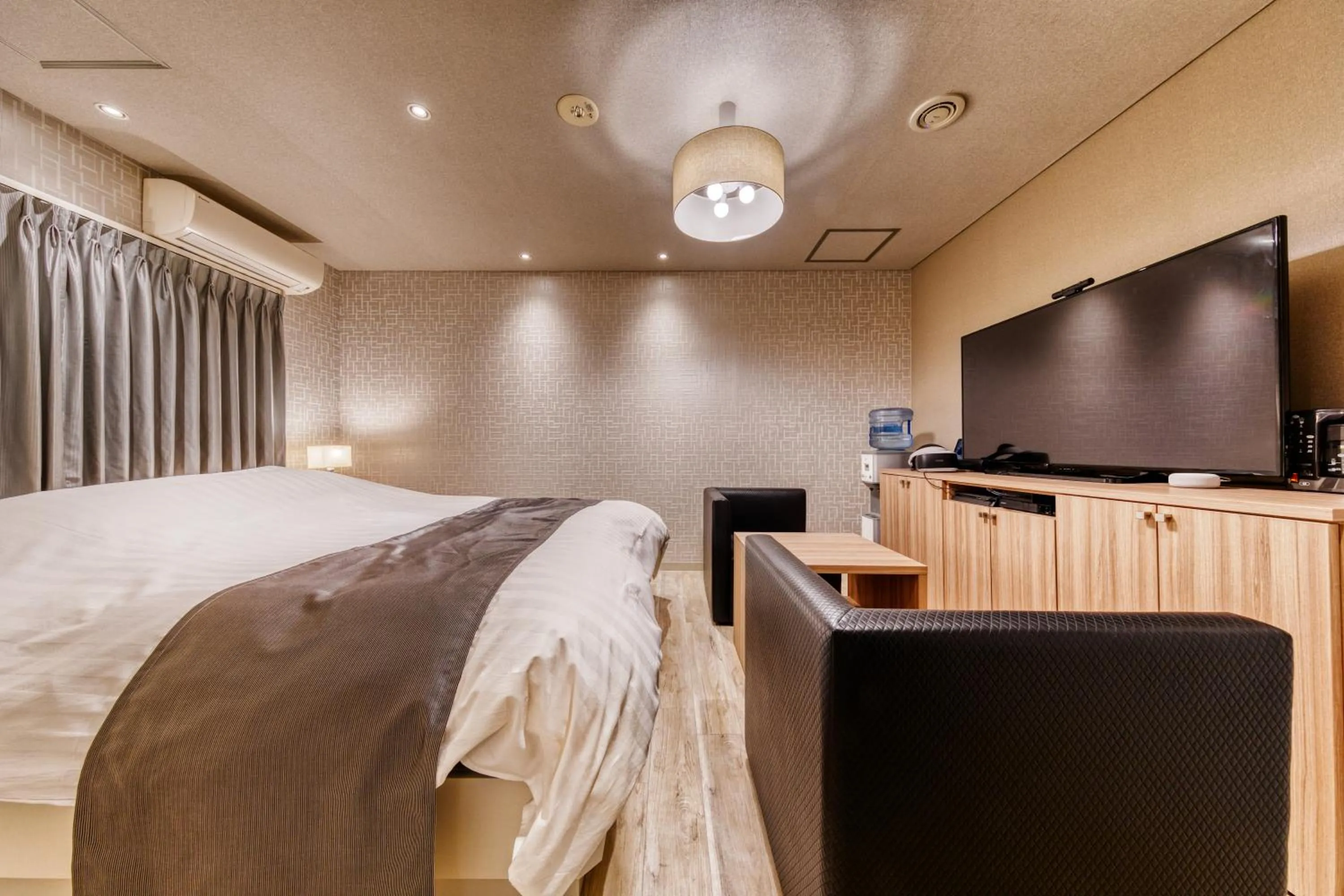 Bed in HOTEL LUNA MODERN Sakuranomiya (Adult Only)