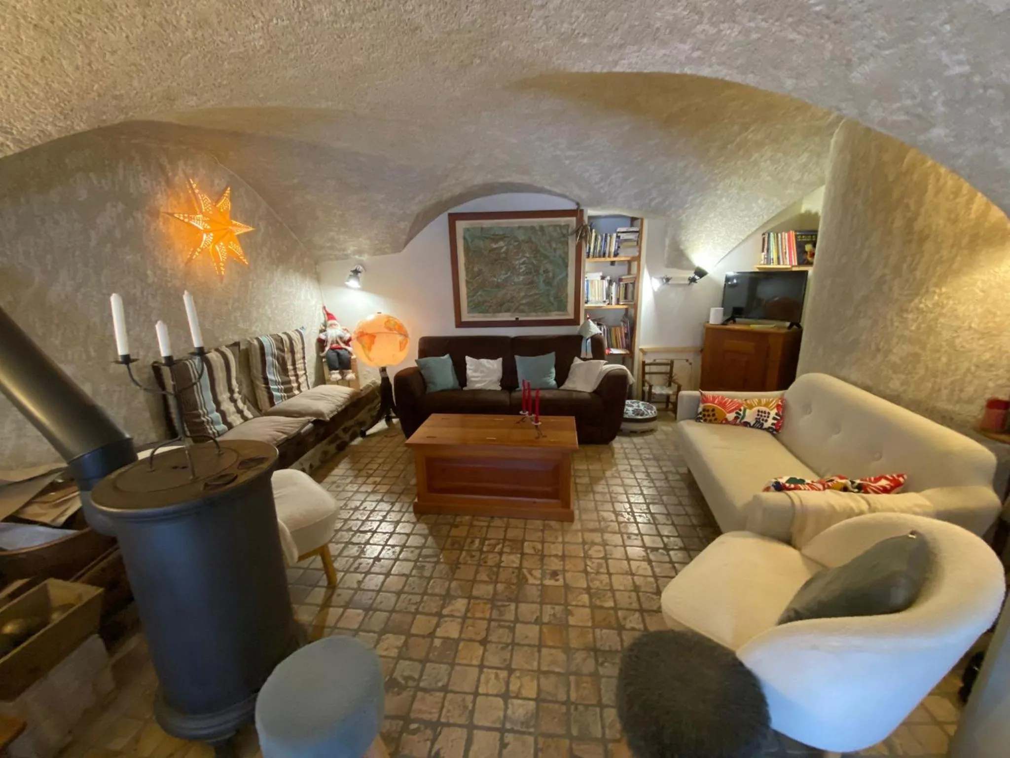 Living room in La Roche Meane