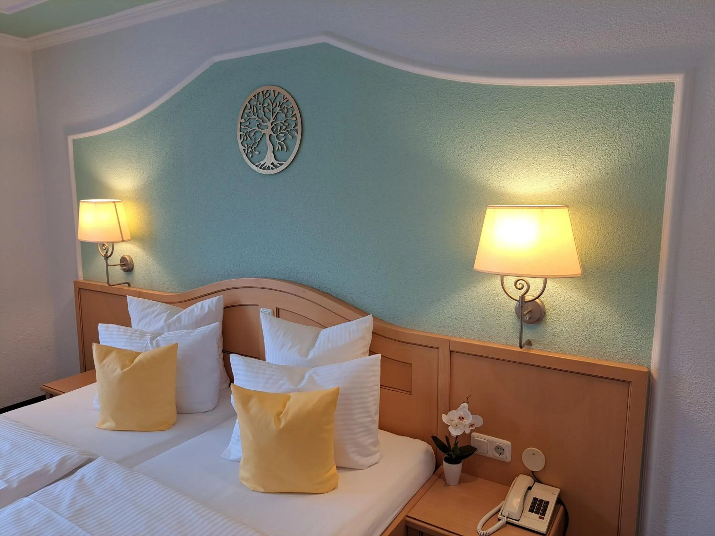 Bed in Schedlers Löwenhotel-GARNI