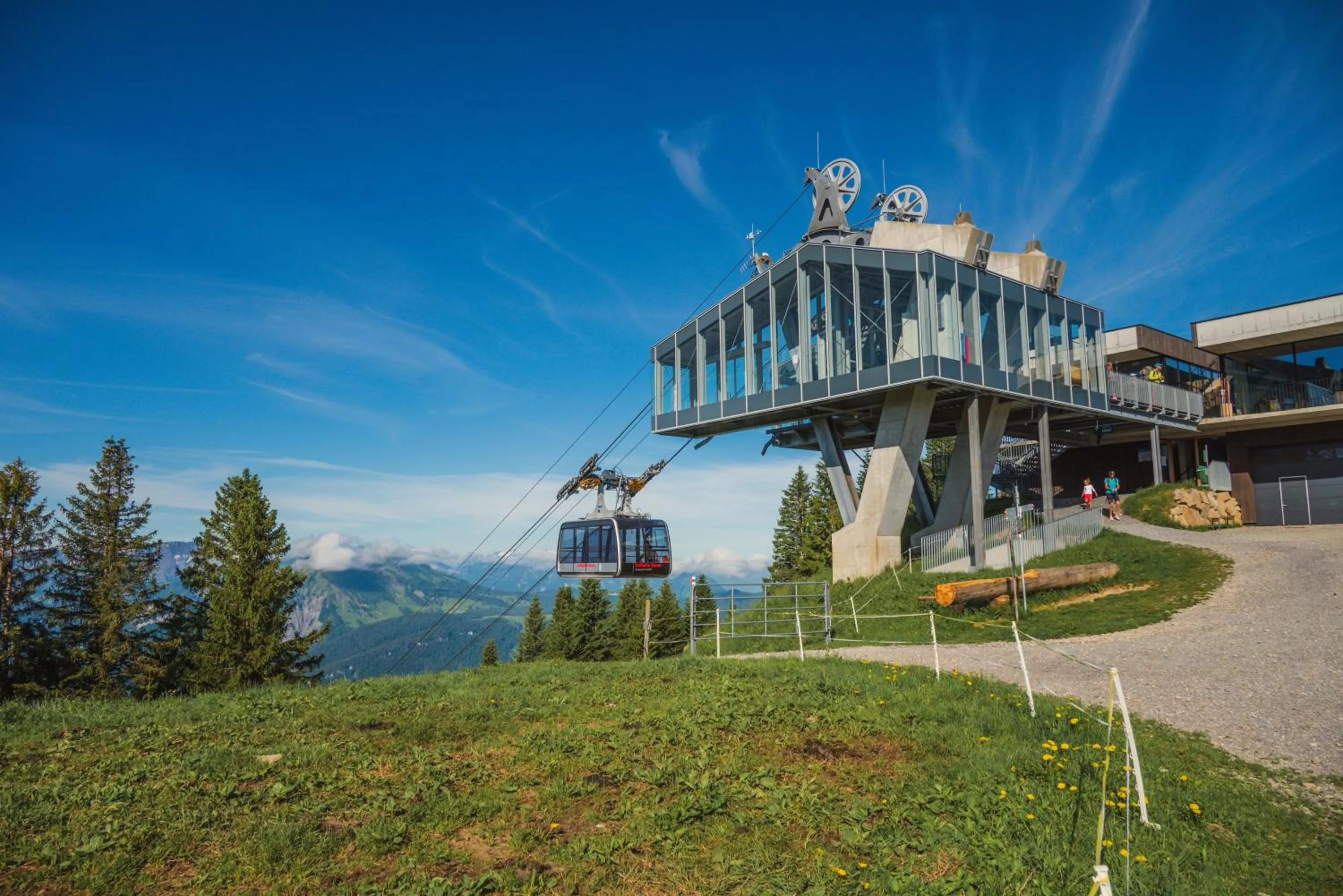 Mountain view in Schedlers Löwenhotel-GARNI