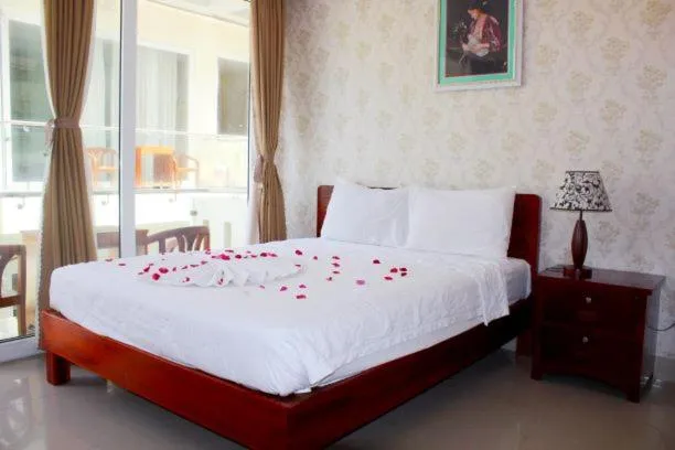 Bed in Hai Yen Family Hotel