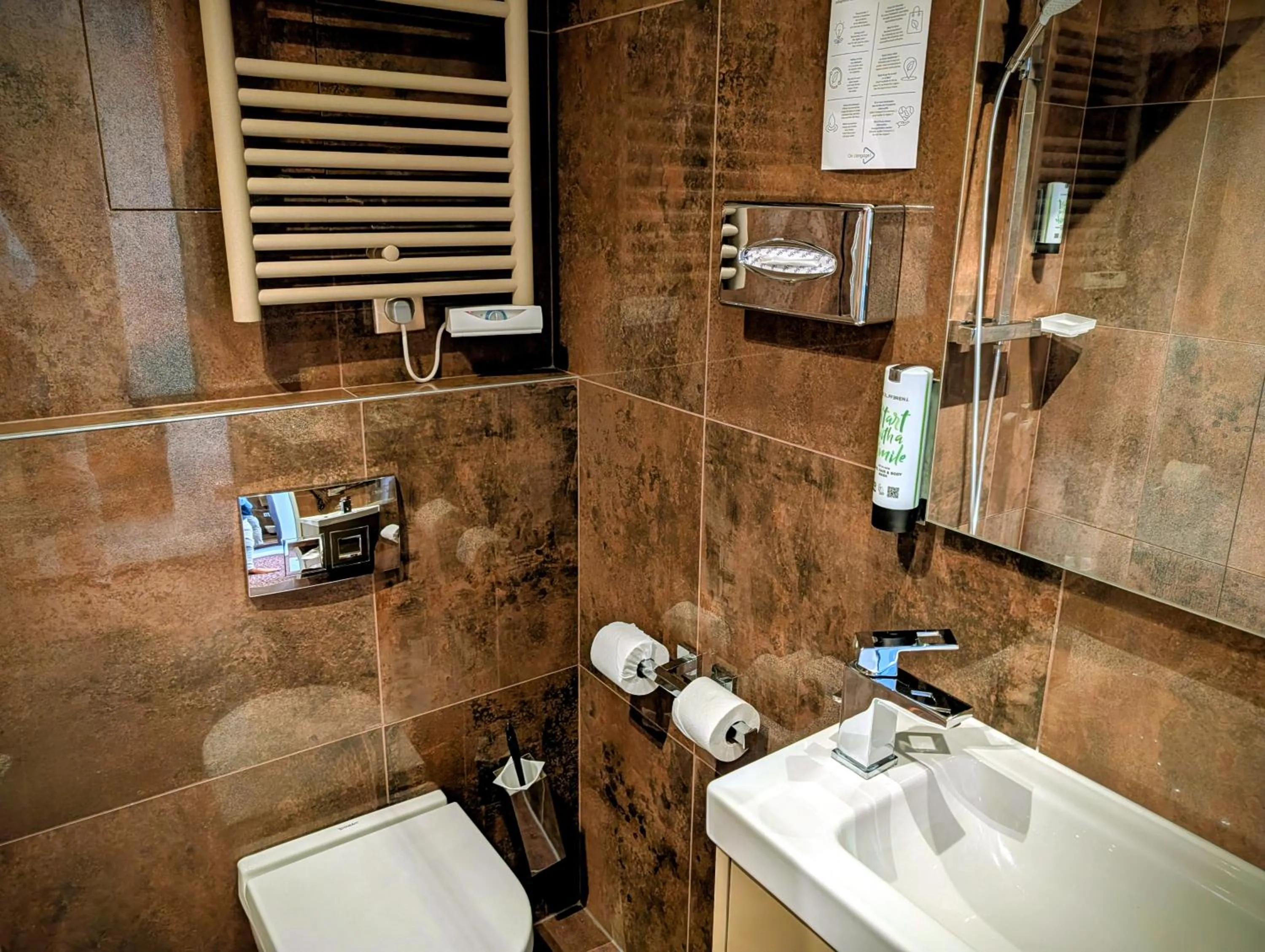 Bathroom in Best Western Empire Elysees