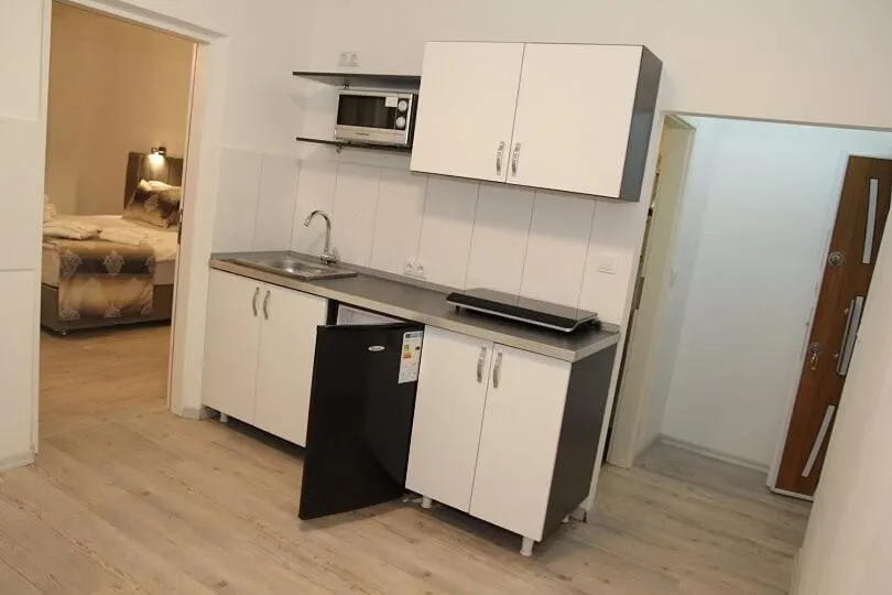 Kitchen or kitchenette in Kispet Deluxe Hotels&Suites