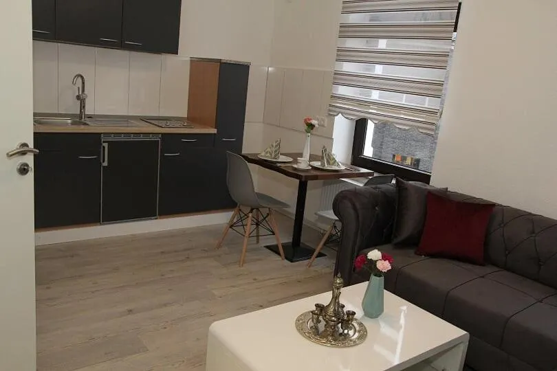 Kitchen or kitchenette in Kispet Deluxe Hotels&Suites