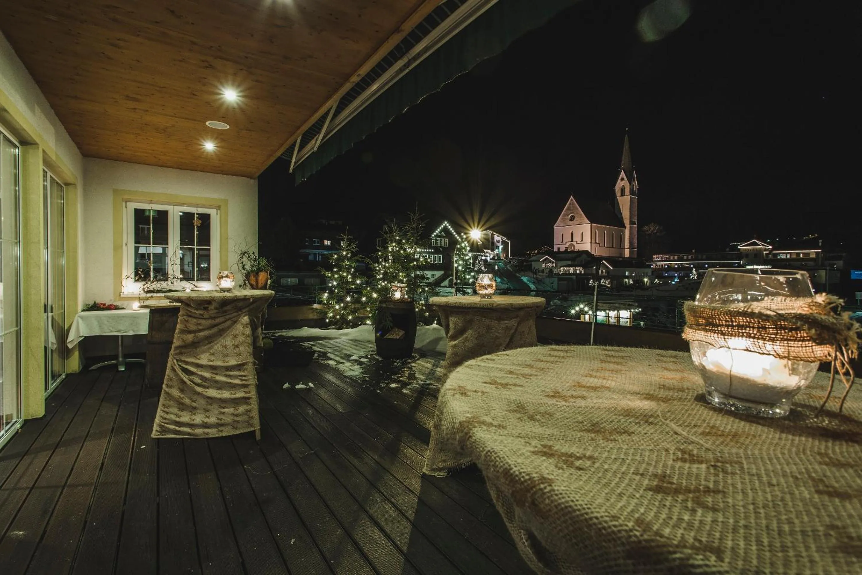 Balcony/Terrace in Hotel Hirschen